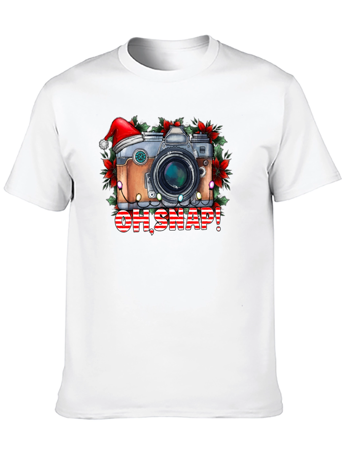 Oh Snap! Christmas Camera Graphic Tee