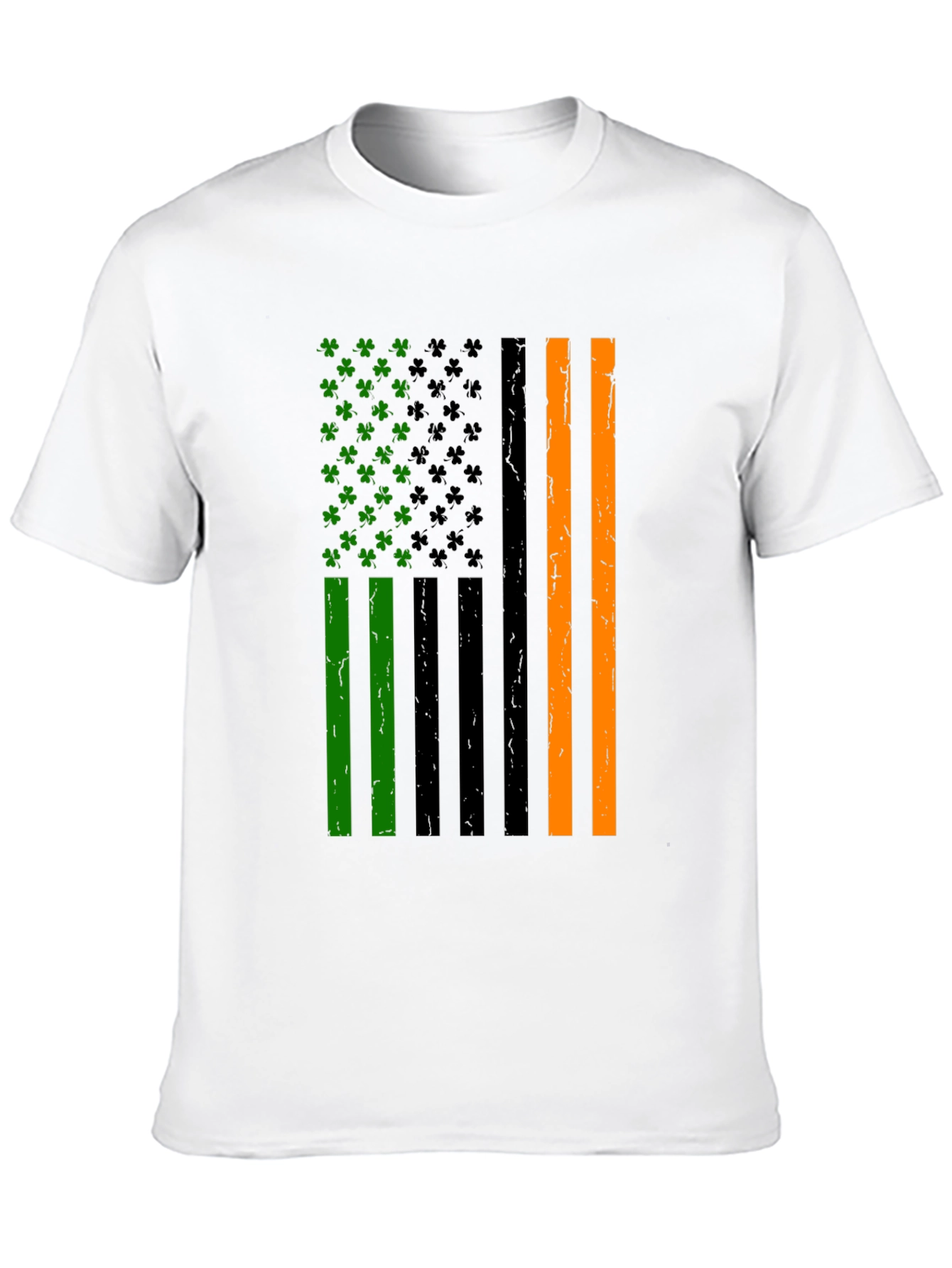 St. Patricks Day Flag Shamrock T-Shirt