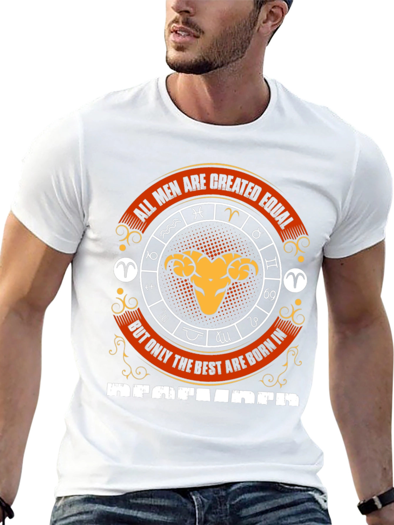 All Men Are Created Equal Aries Zodiac T-Shirt