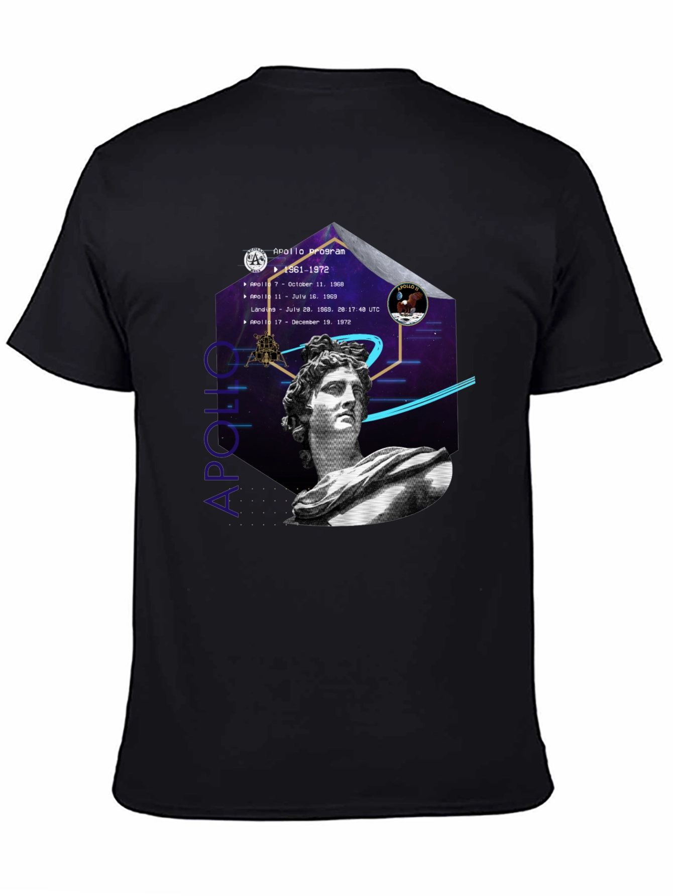 Apollo Program Graphic T-Shirt - Space History Tee