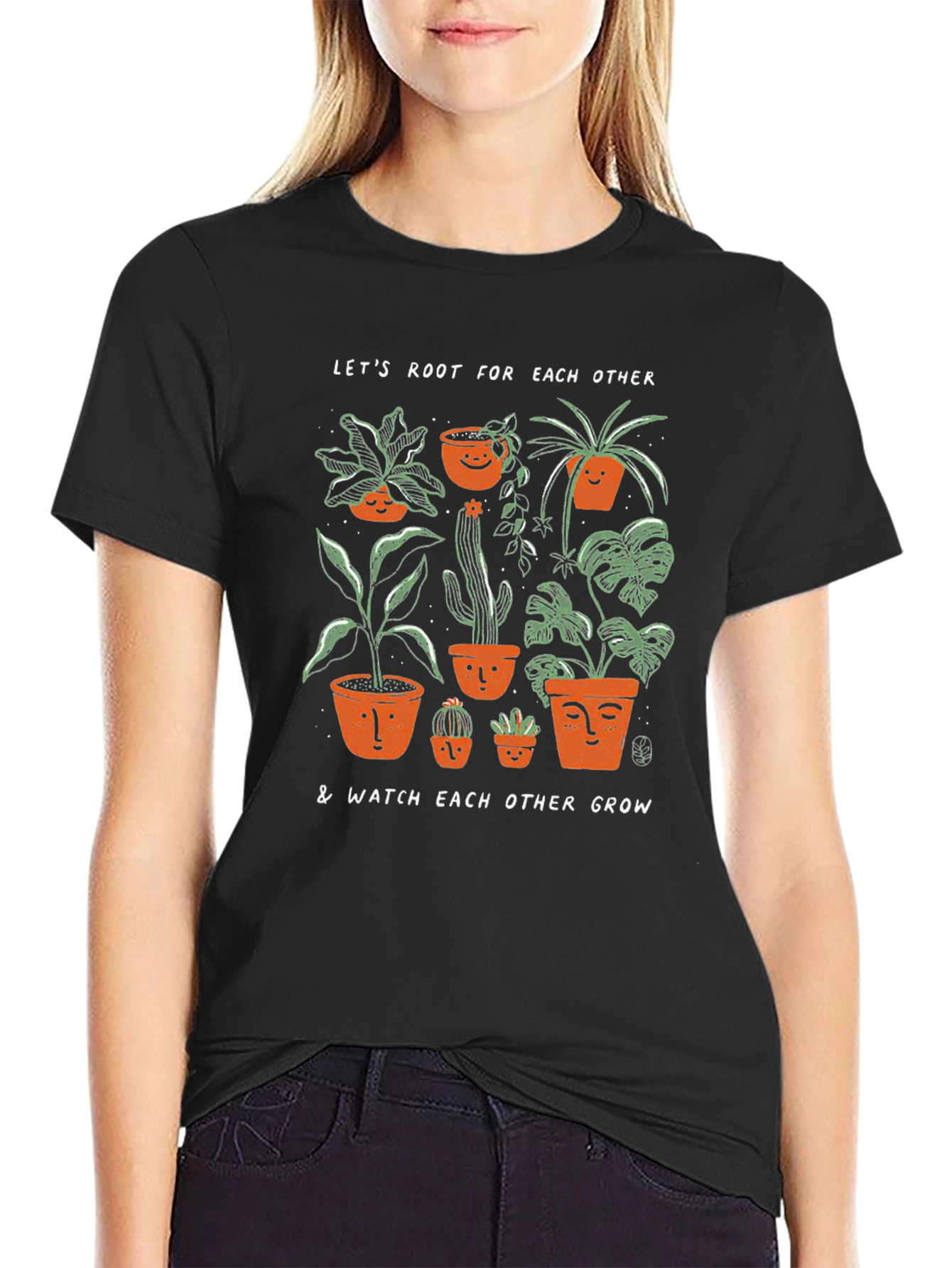 Root For Each Other Plant T-Shirt