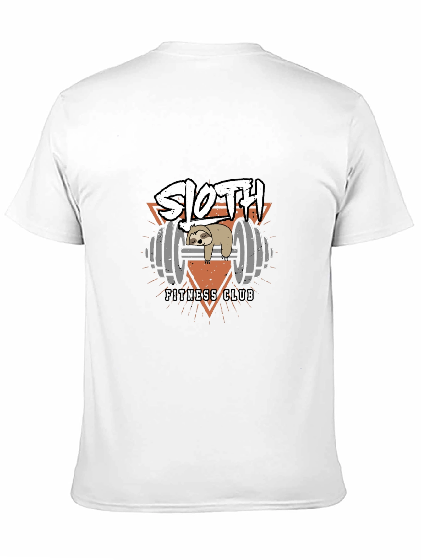 Sloth Fitness Club Black T-Shirt - Gym Humor