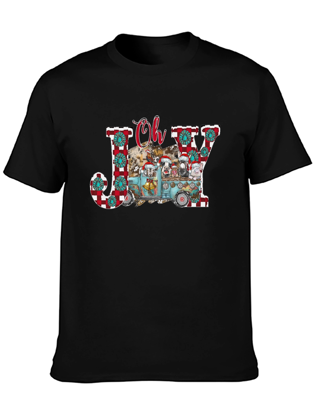 Festive Farm Animal Christmas T-Shirt