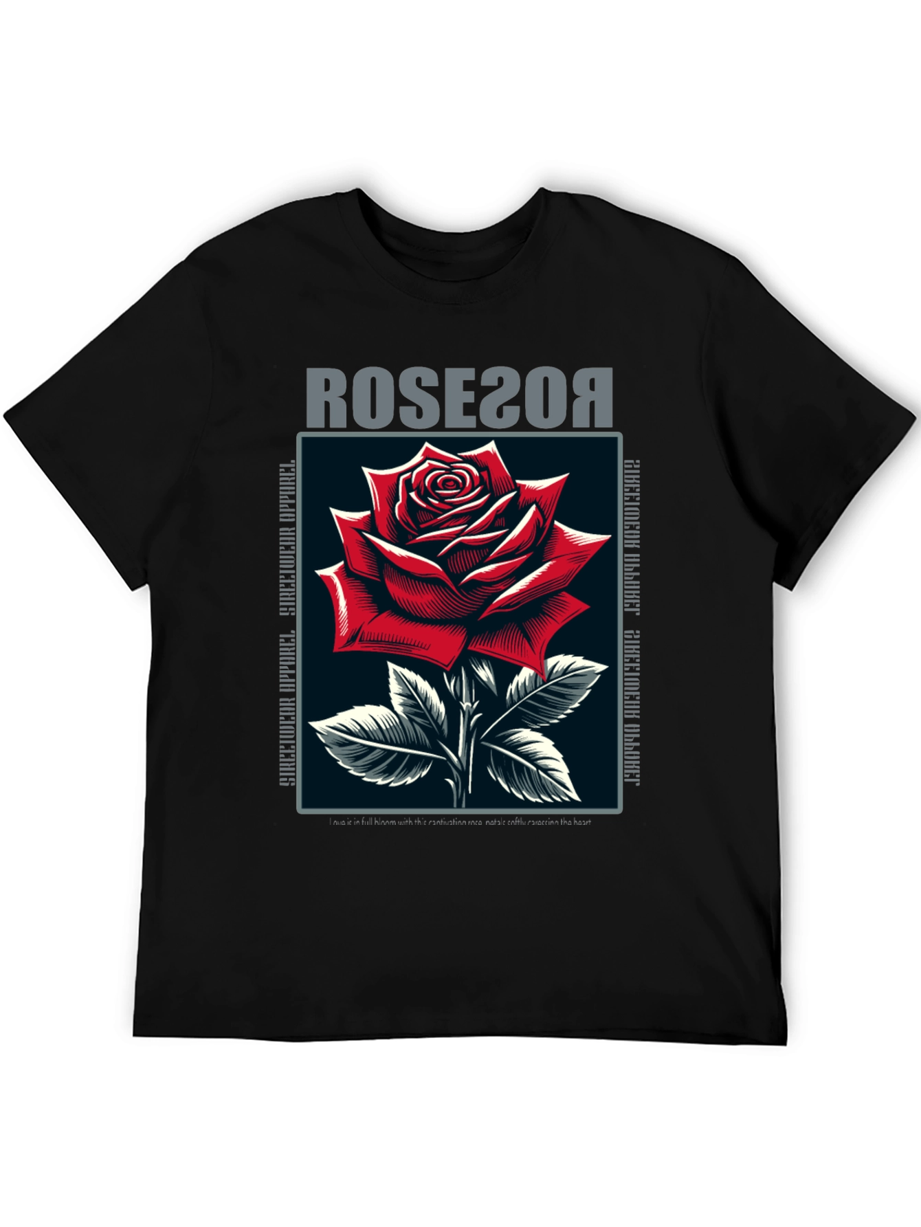 Rose Graphic T-Shirt - Stylish Streetwear