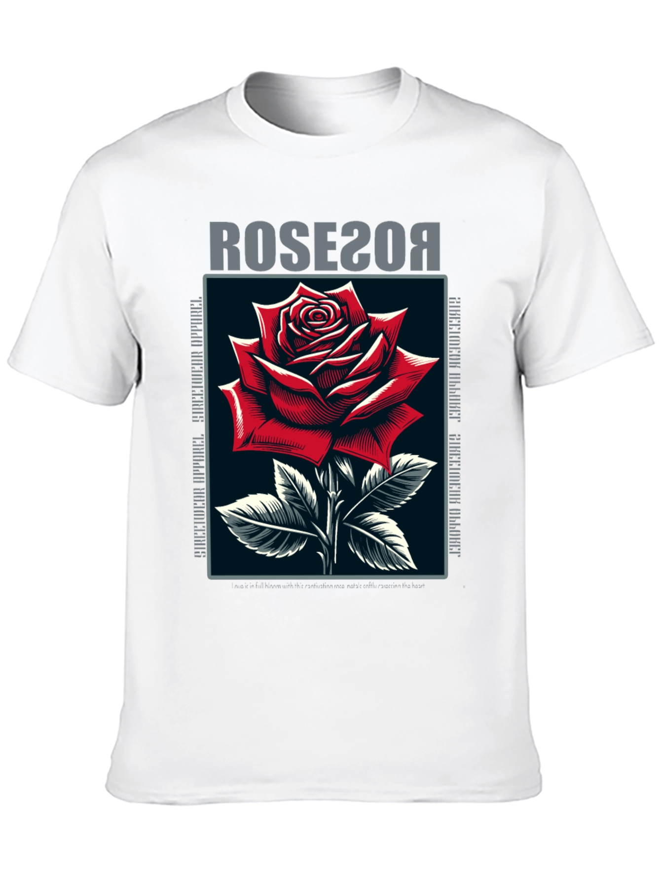 Rose Graphic T-Shirt - Stylish Streetwear