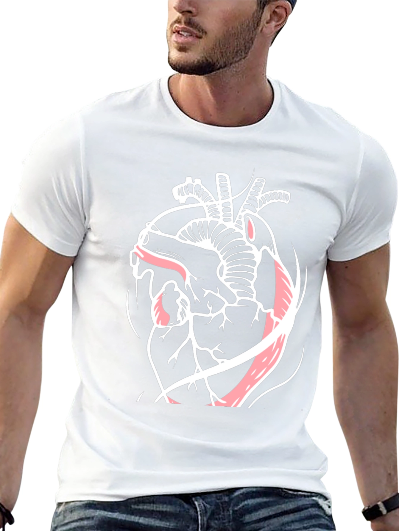 Anatomical Heart Graphic T-Shirt