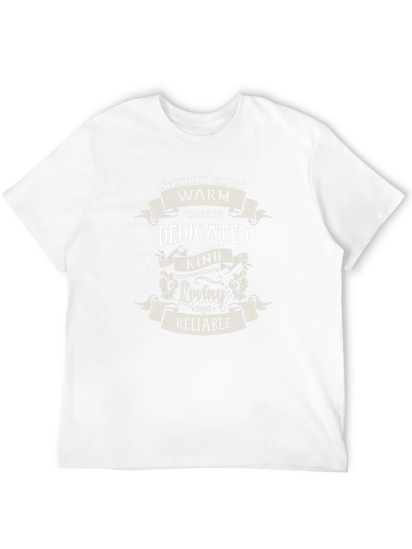 Security Guard - Warm Caring Dedicated - T-Shirt