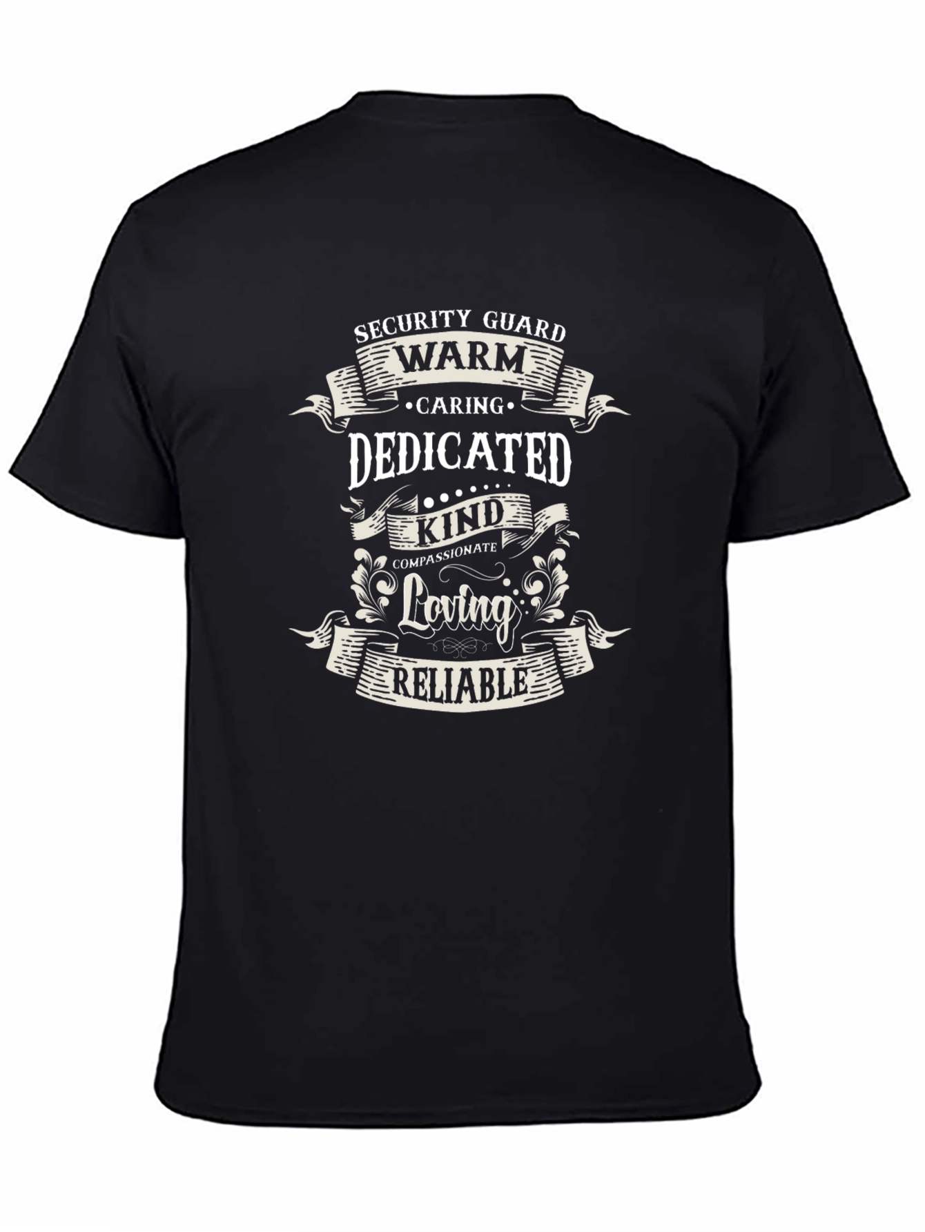 Security Guard - Warm Caring Dedicated - T-Shirt
