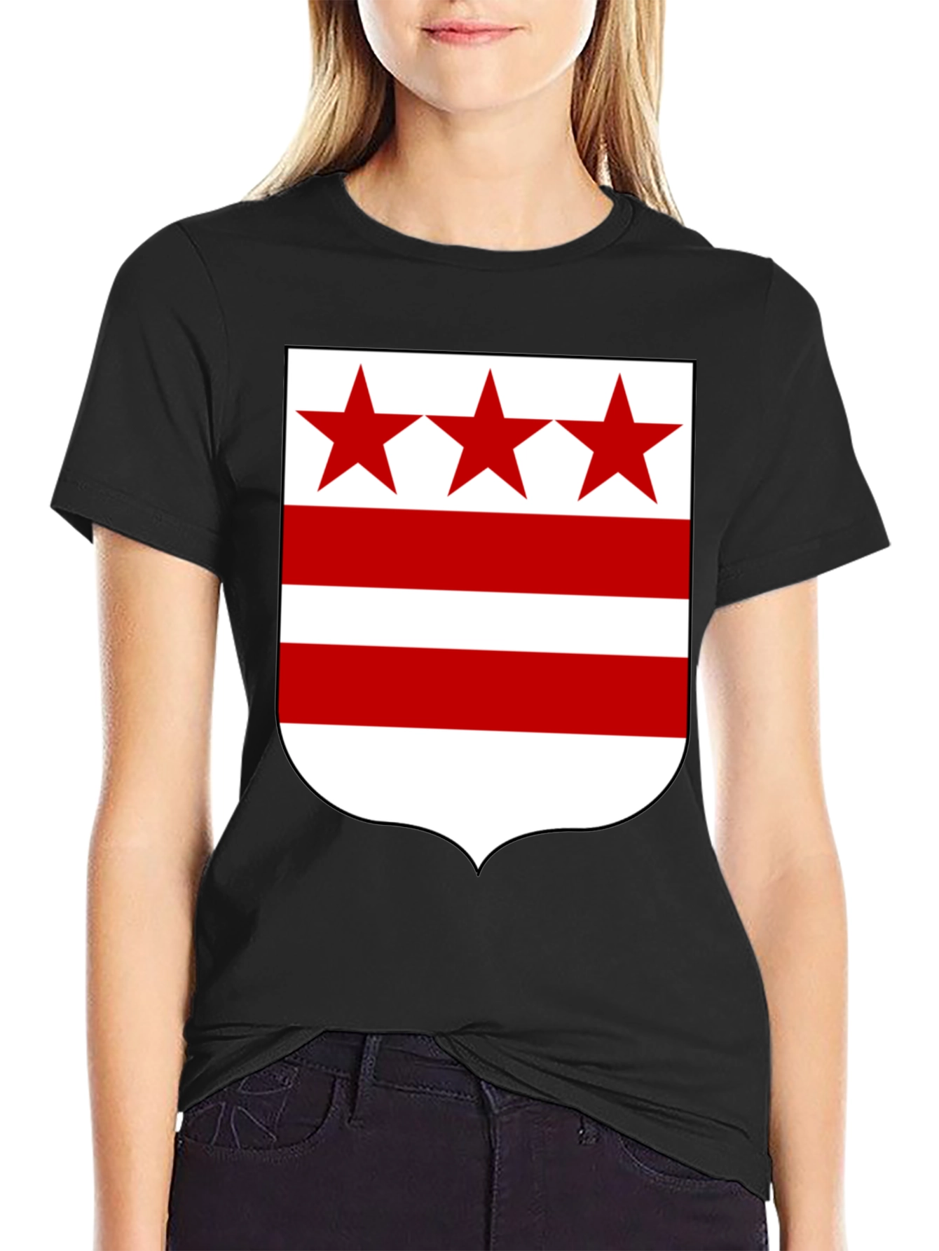 District of Columbia Flag Graphic T-Shirt