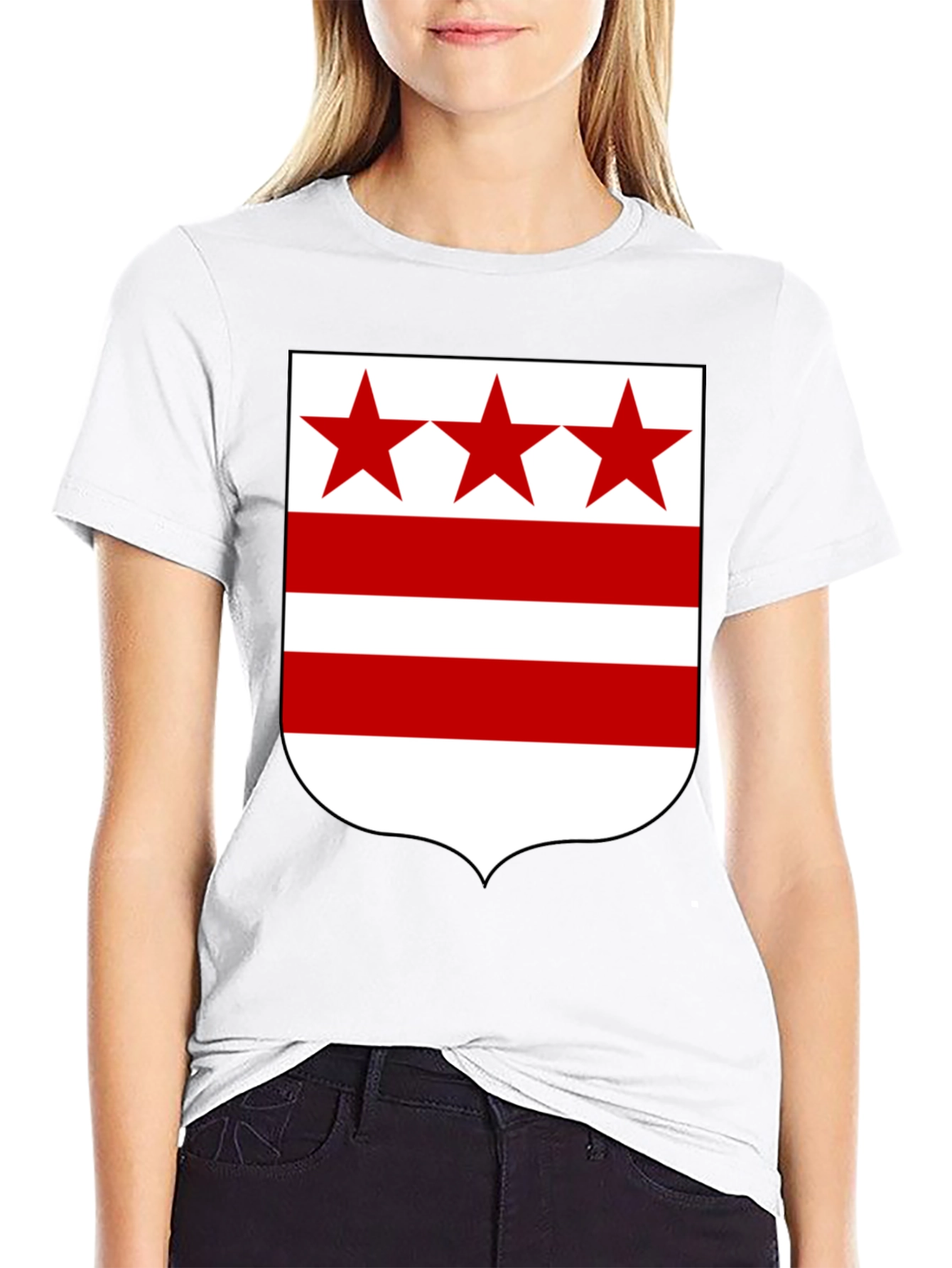 District of Columbia Flag Graphic T-Shirt