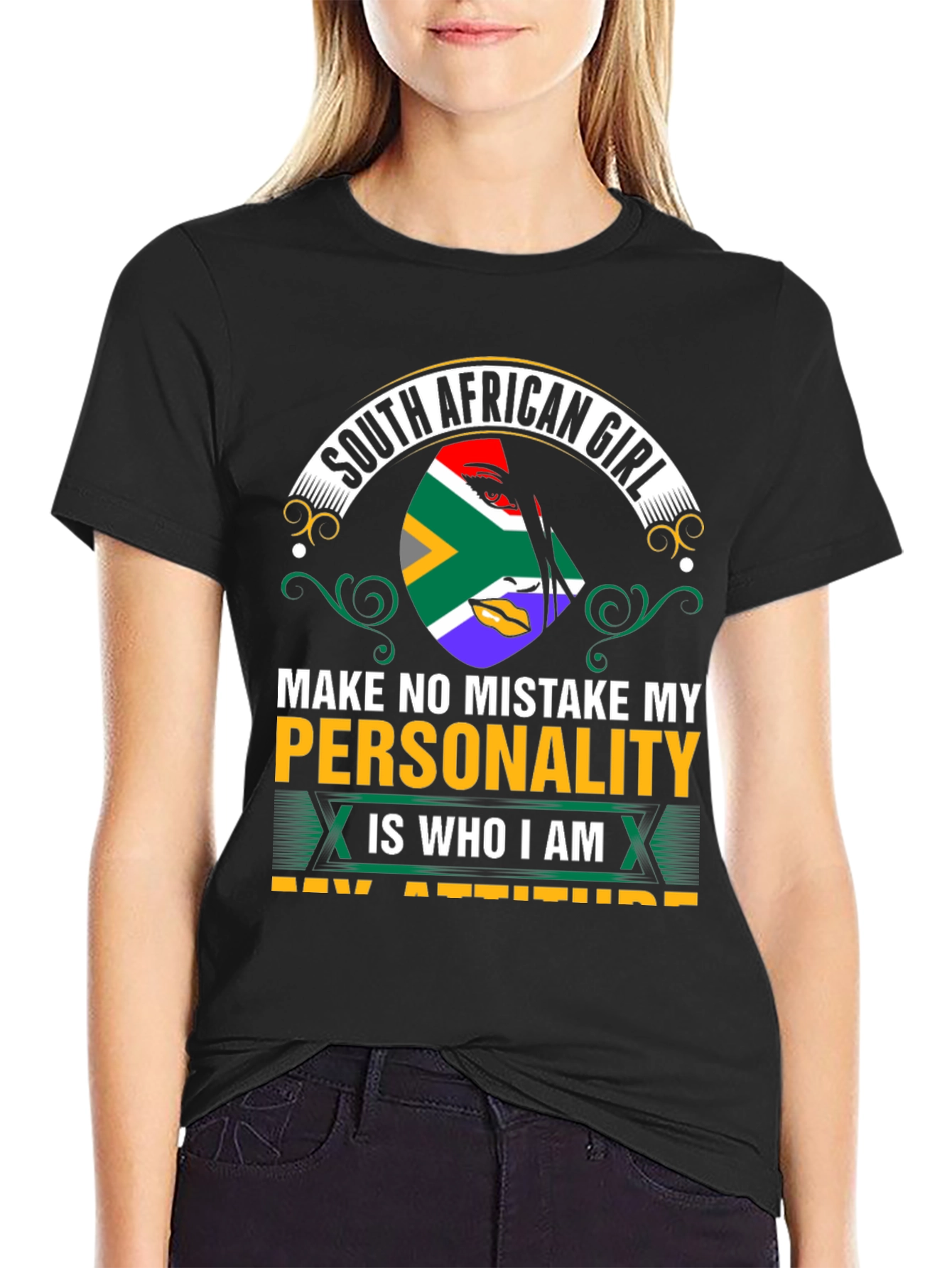 South African Girl T-Shirt - Personality Attitude Tee
