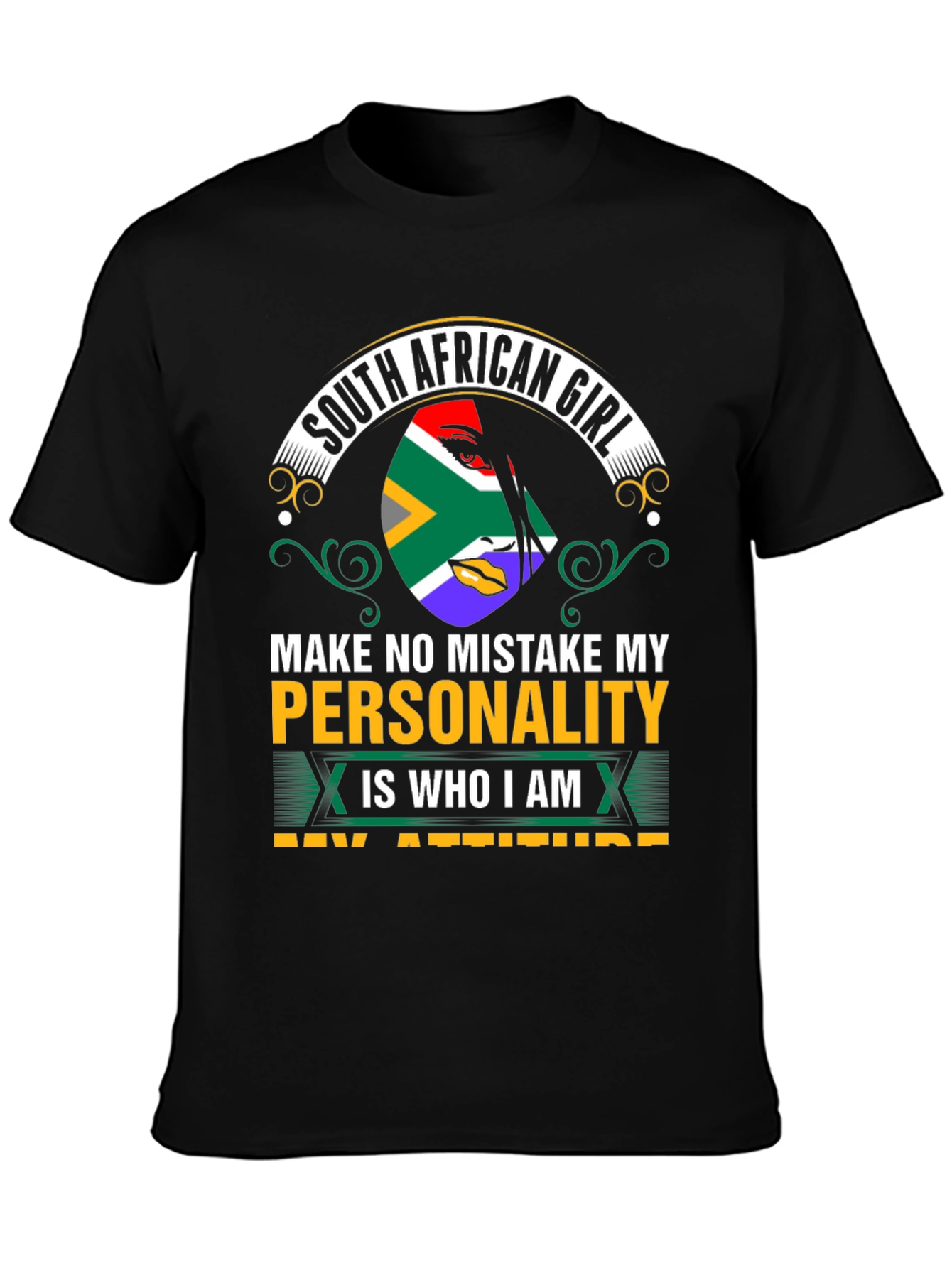 South African Girl T-Shirt - Personality Attitude Tee