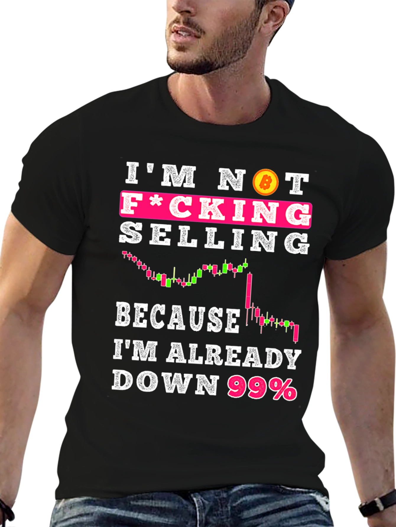 Bitcoin Meme T-Shirt - Im Not F*cking Selling!