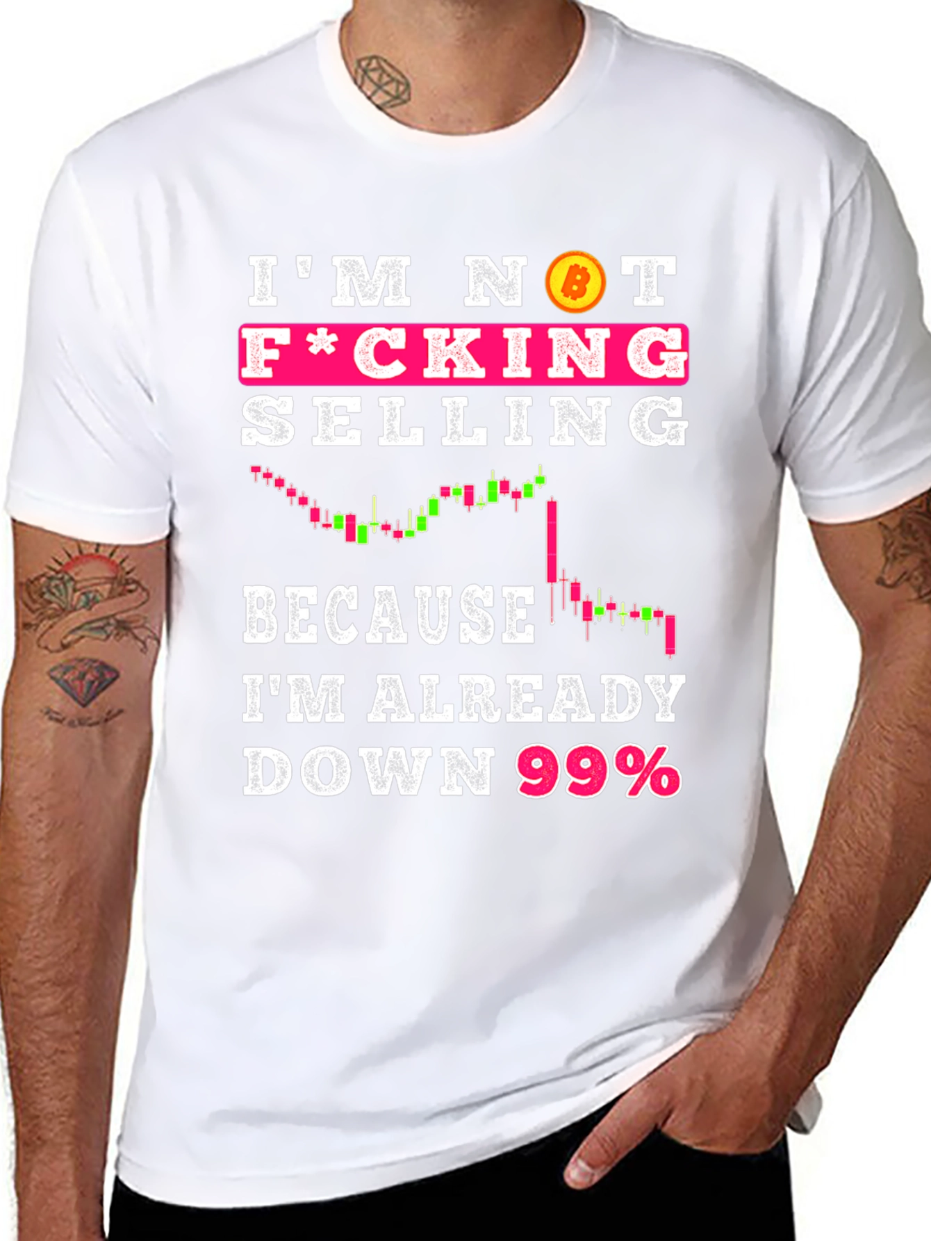 Bitcoin Meme T-Shirt - Im Not F*cking Selling!