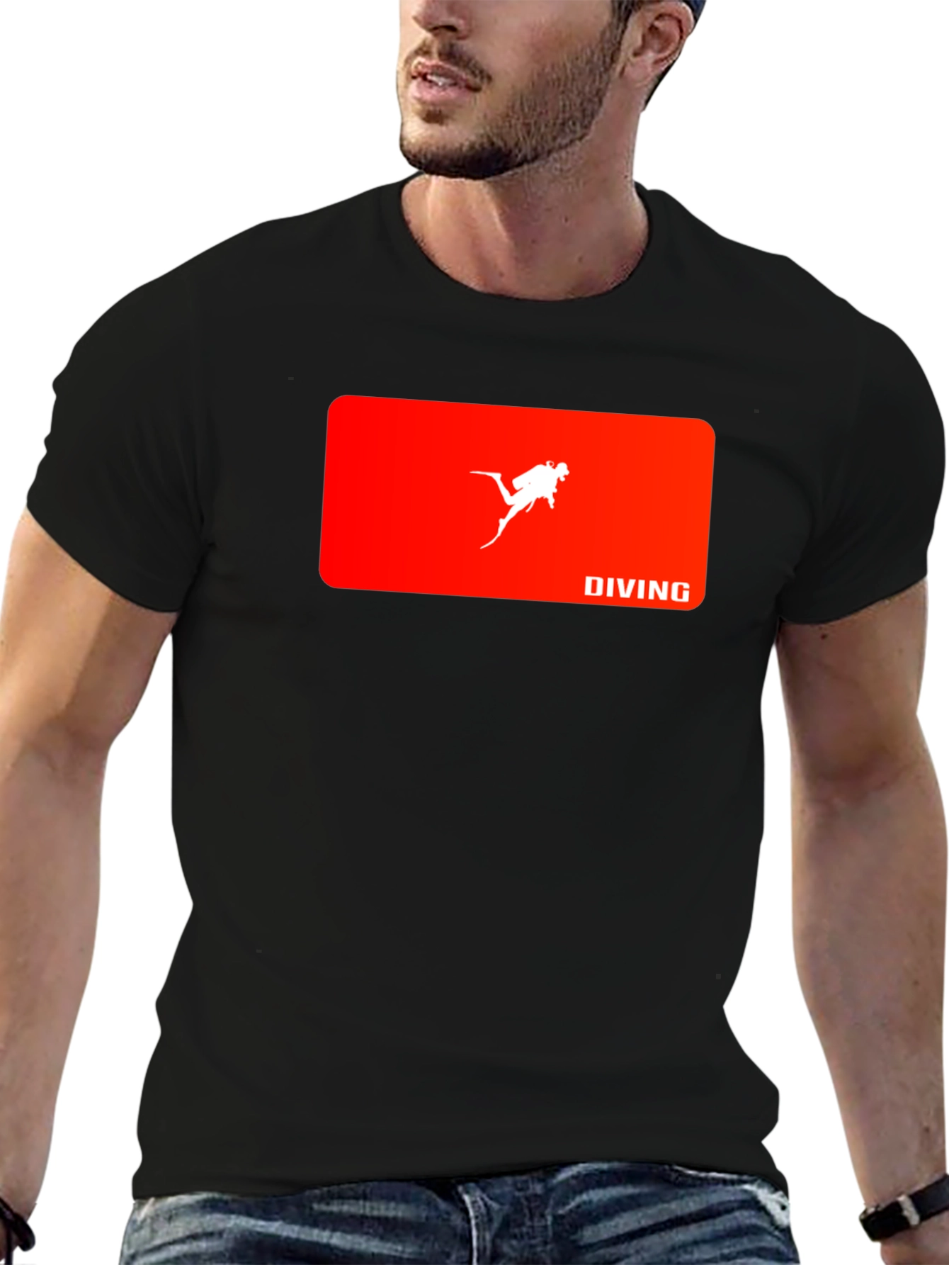 Diving T-Shirt - Scuba Diver Graphic Tee