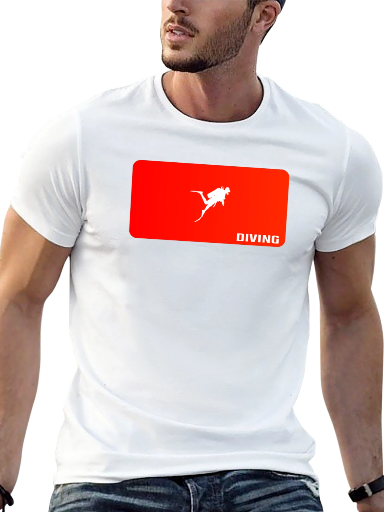 Diving T-Shirt - Scuba Diver Graphic Tee