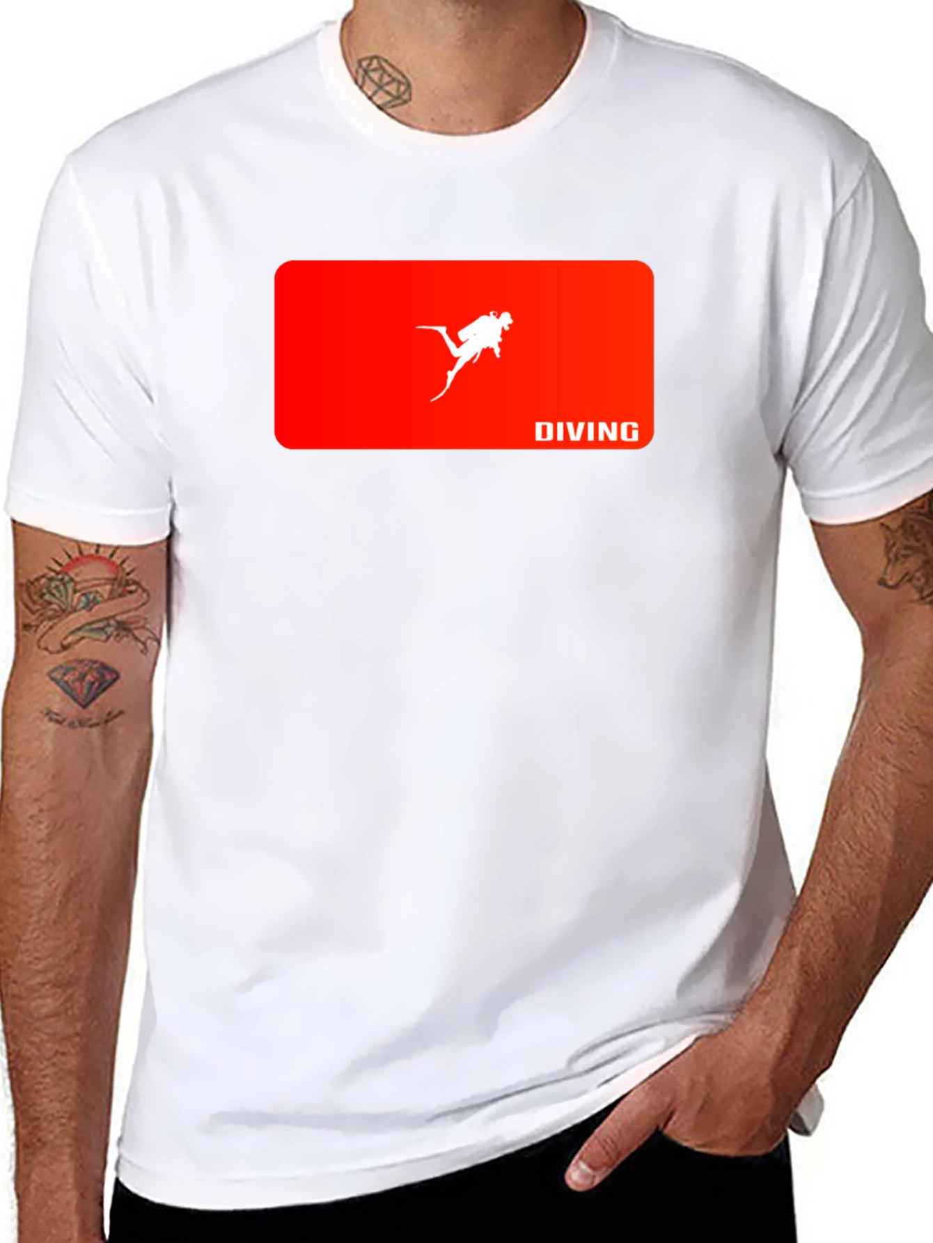 Diving T-Shirt - Scuba Diver Graphic Tee