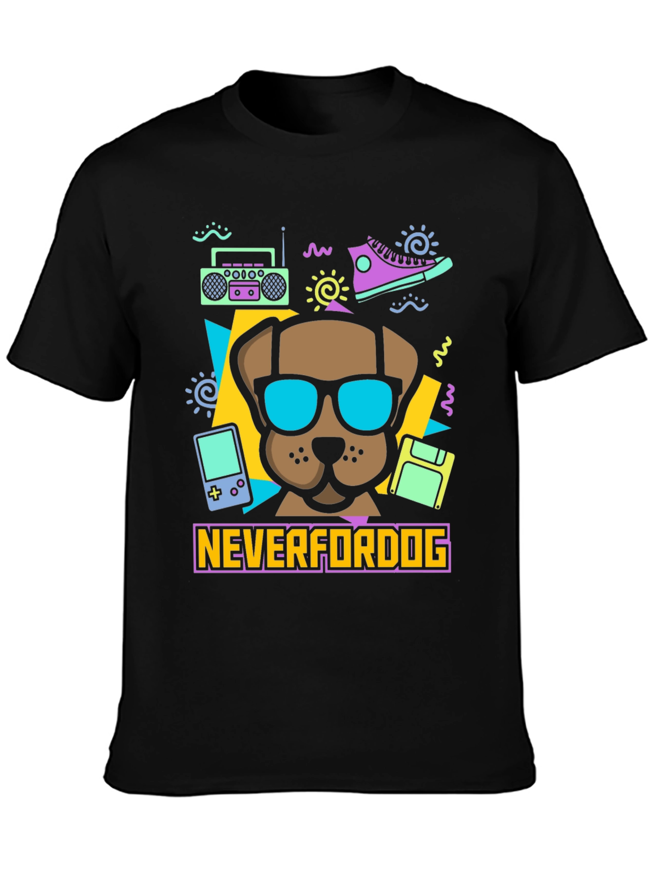Neverfordog Retro Graphic T-Shirt