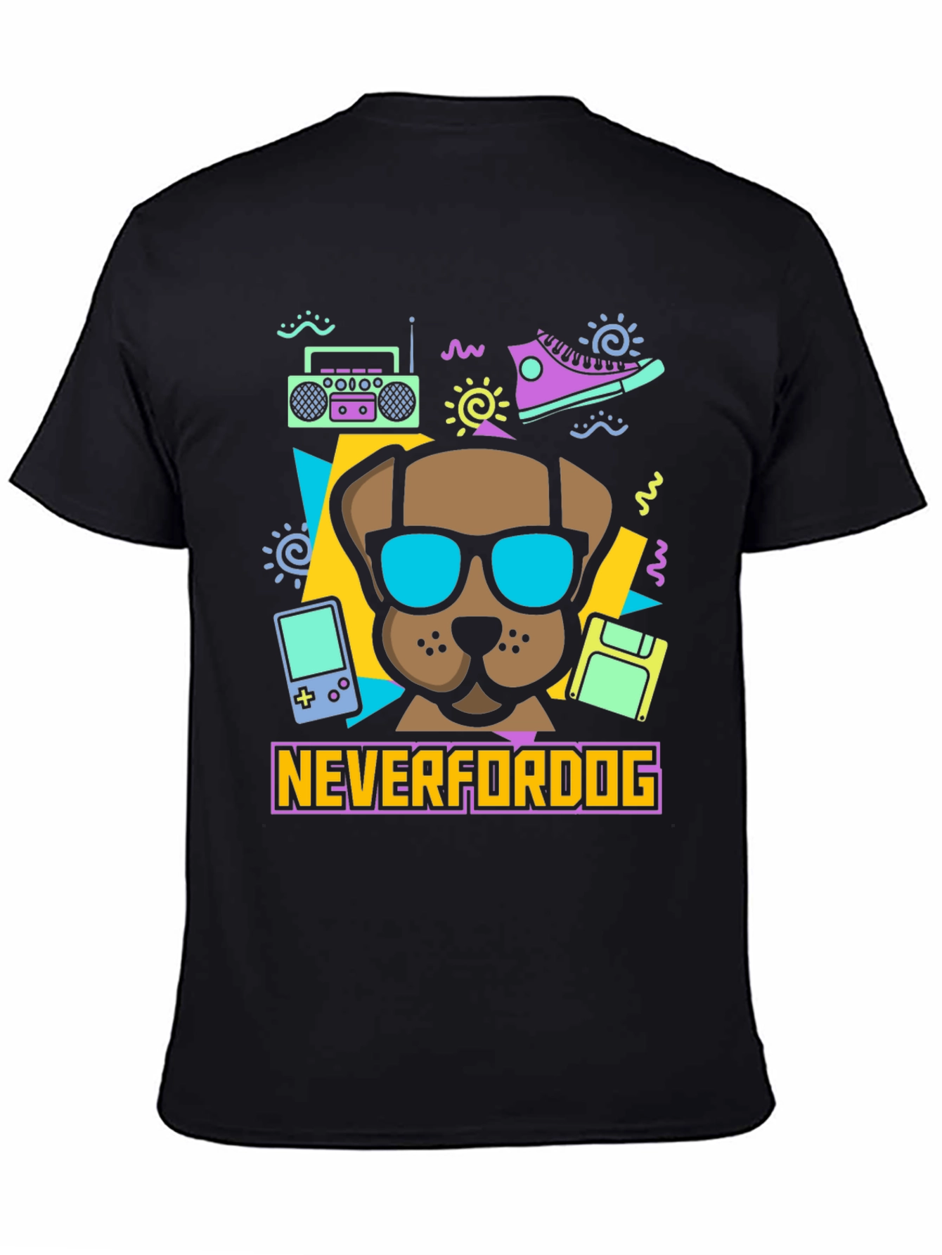 Neverfordog Retro Graphic T-Shirt