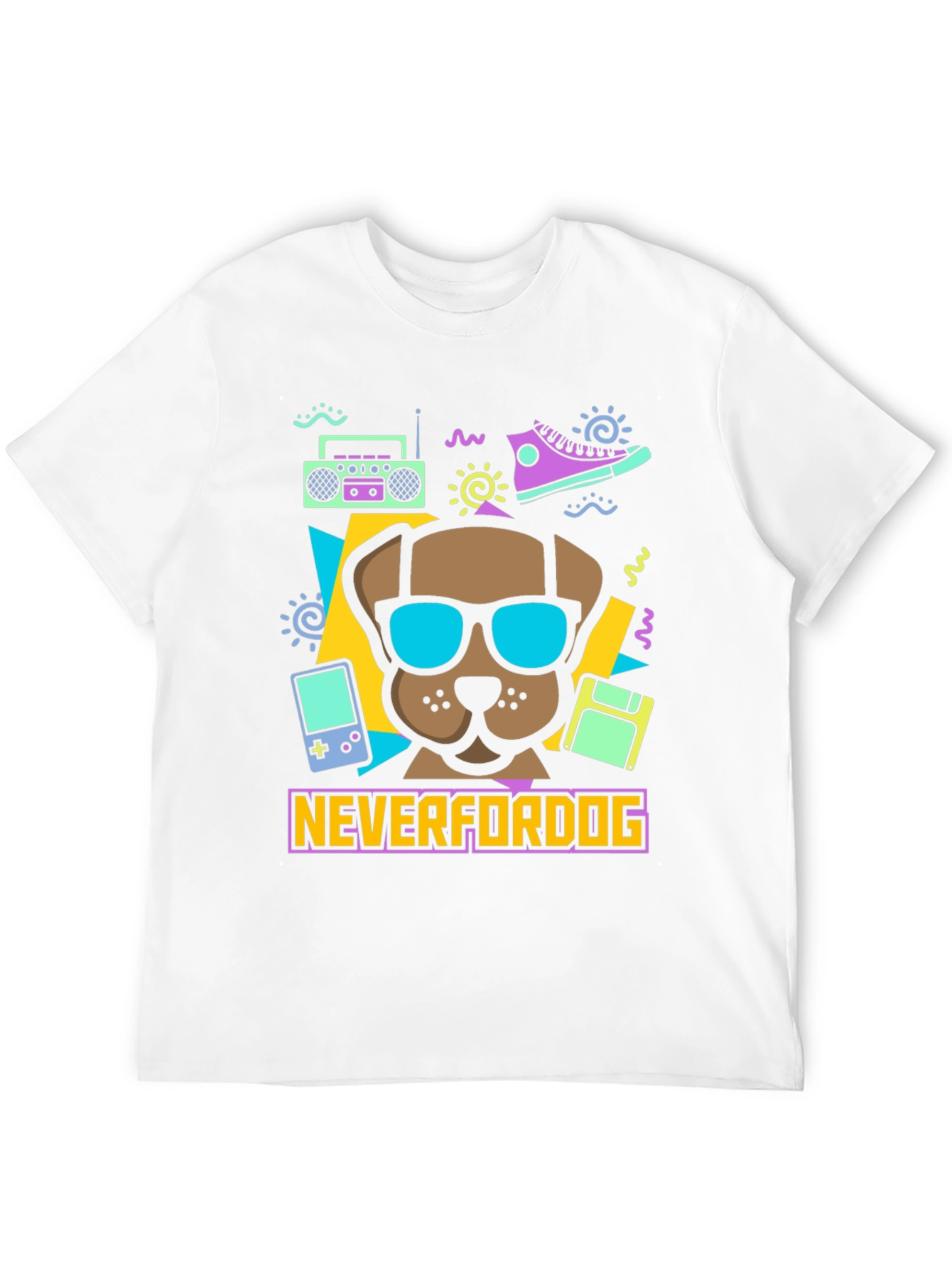 Neverfordog Retro Graphic T-Shirt