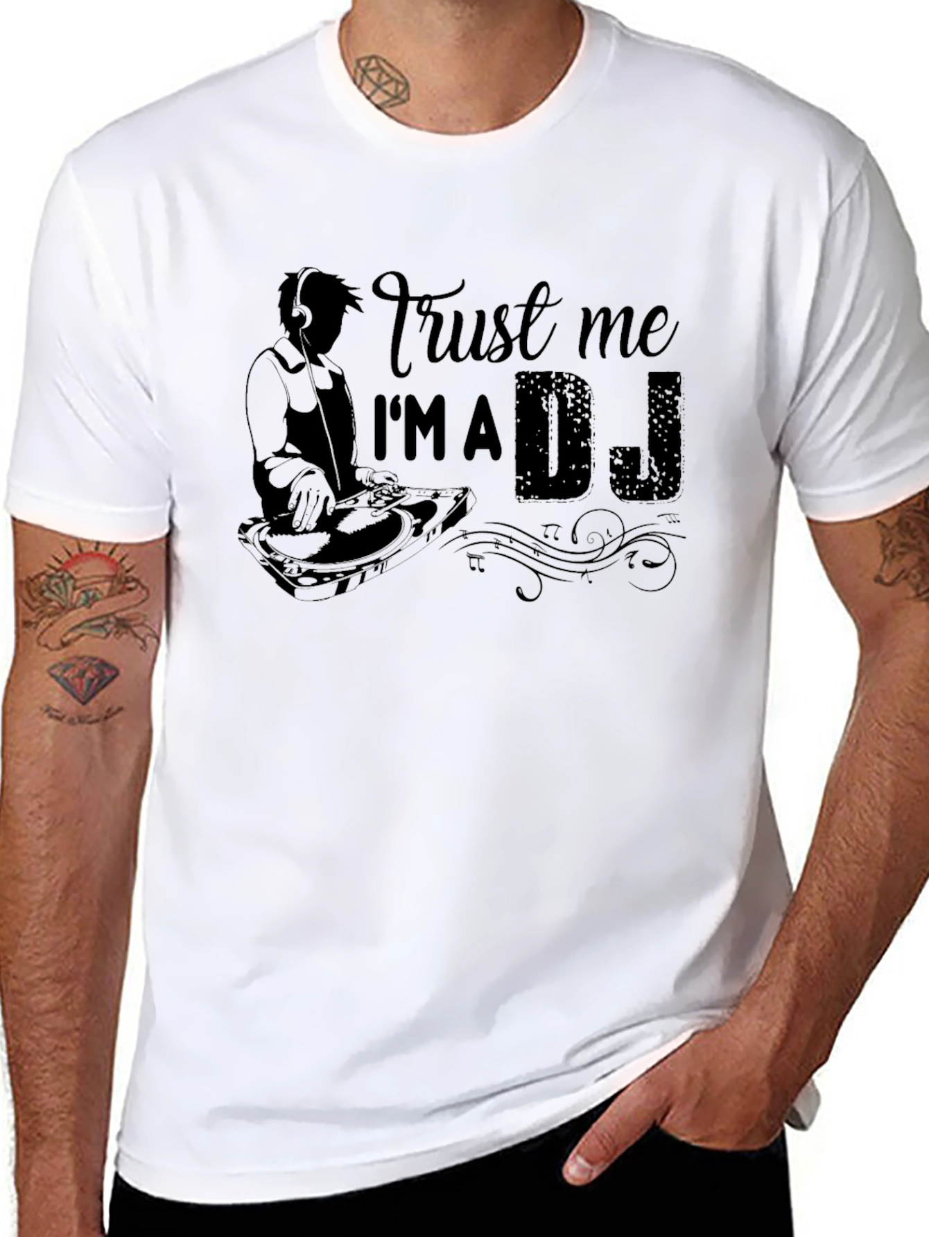 Trust Me Im A DJ T-Shirt - Black