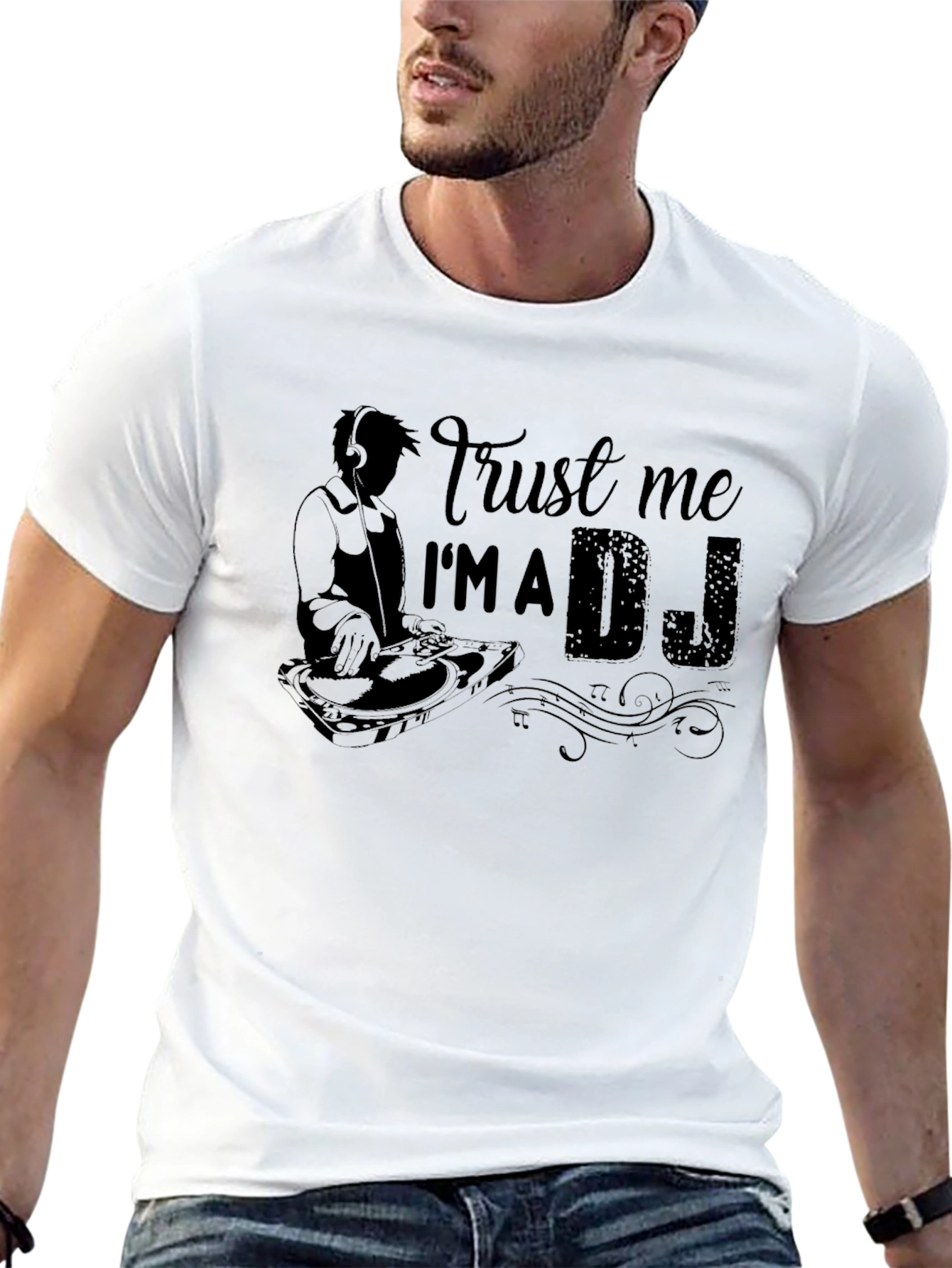 Trust Me Im A DJ T-Shirt - Black