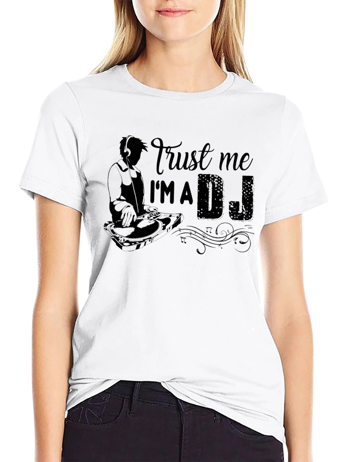 Trust Me Im A DJ T-Shirt - Black