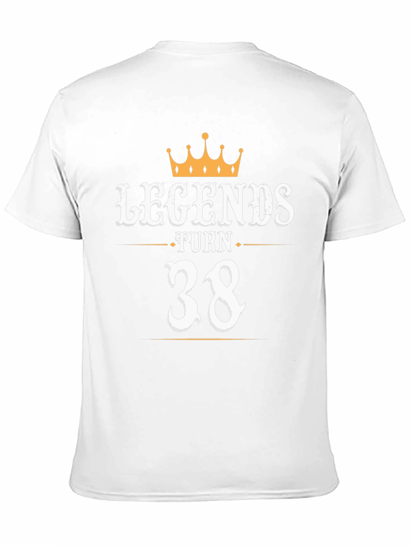 Legends Turn 38 Black Graphic Tee