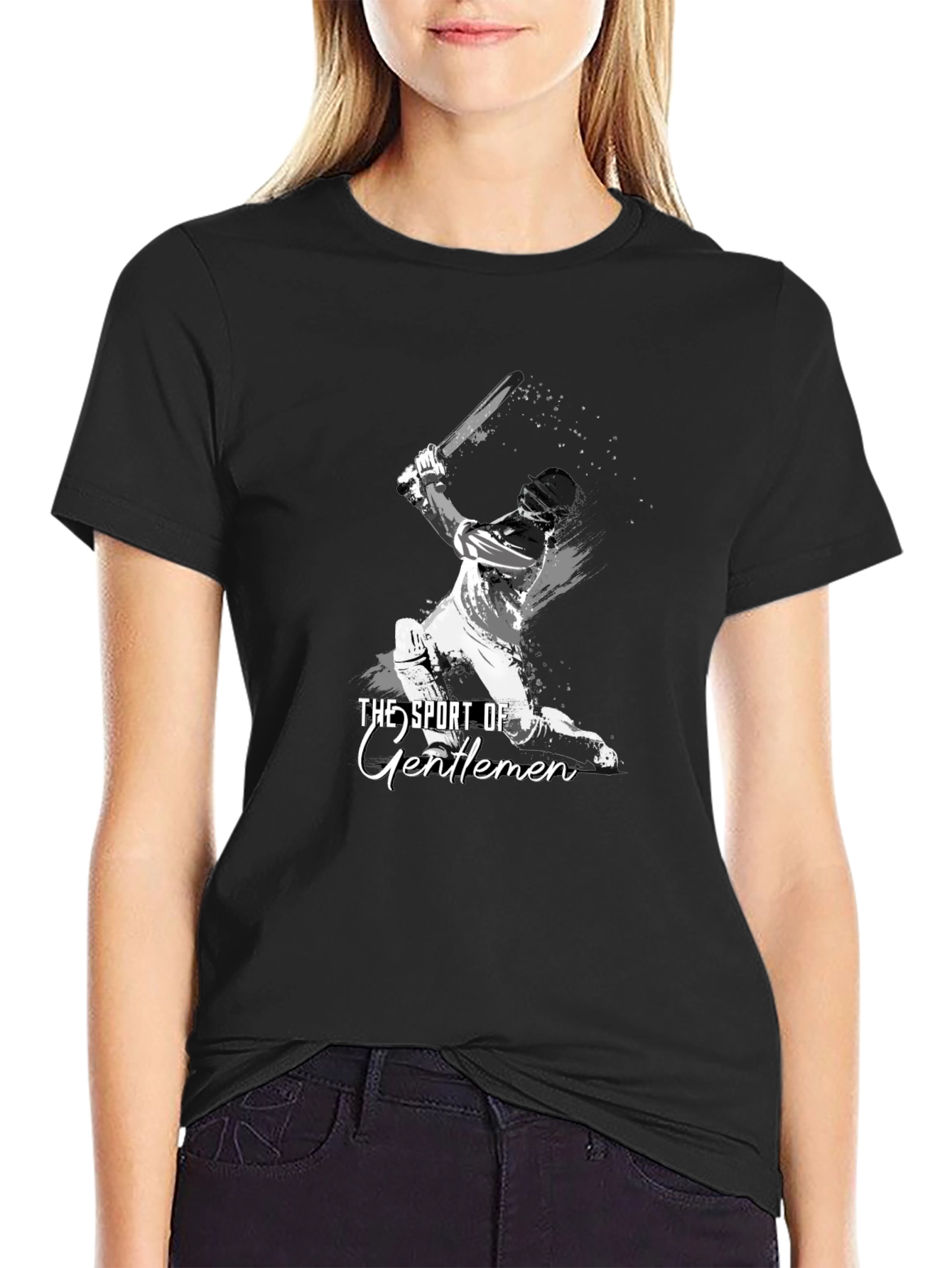 Cricket Sport of Gentlemen Graphic T-Shirt