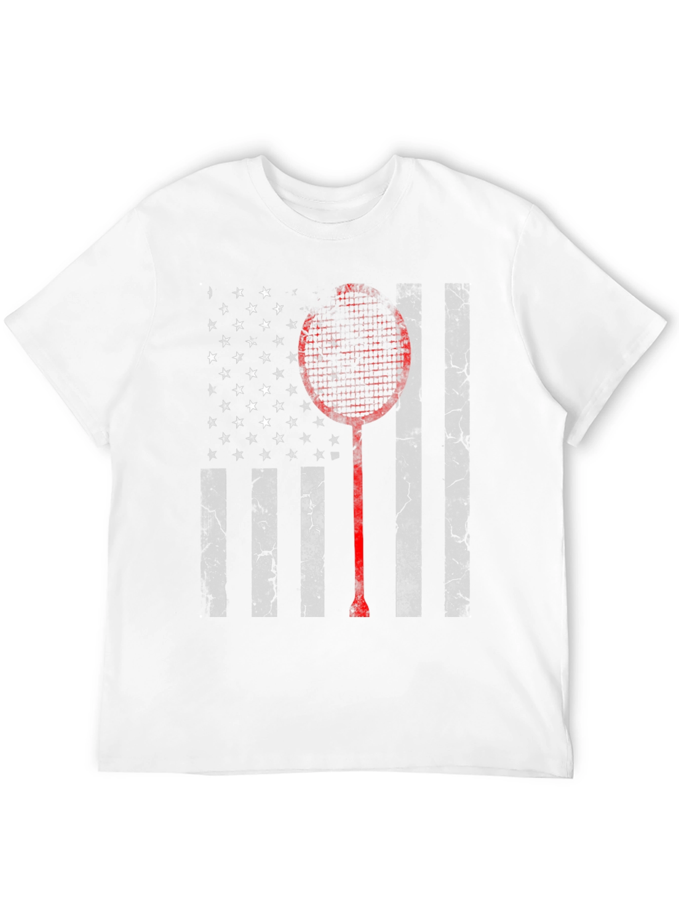 American Flag Badminton Graphic Tee
