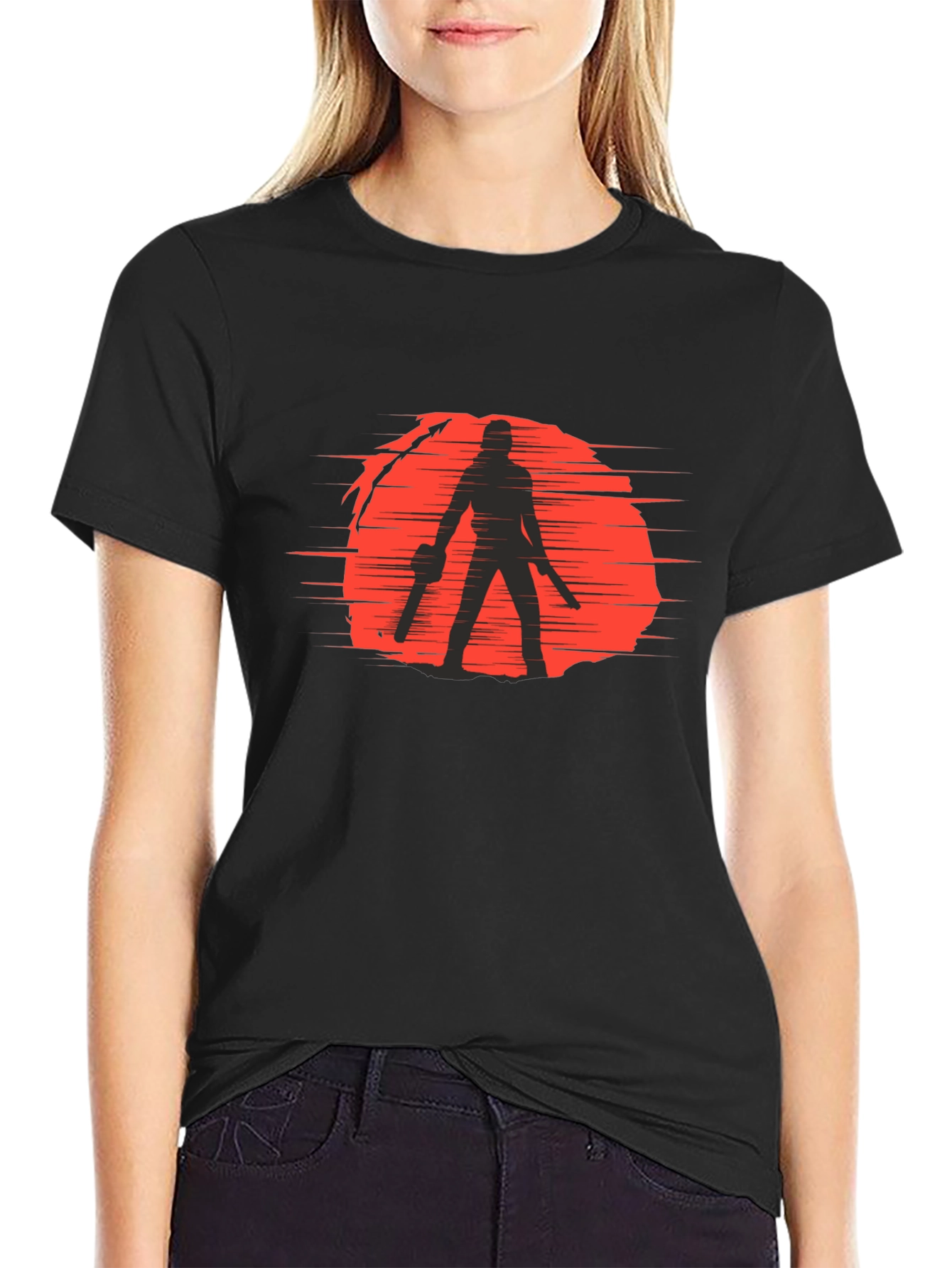 Silhouette Graphic Tee - Horror Movie Shirt