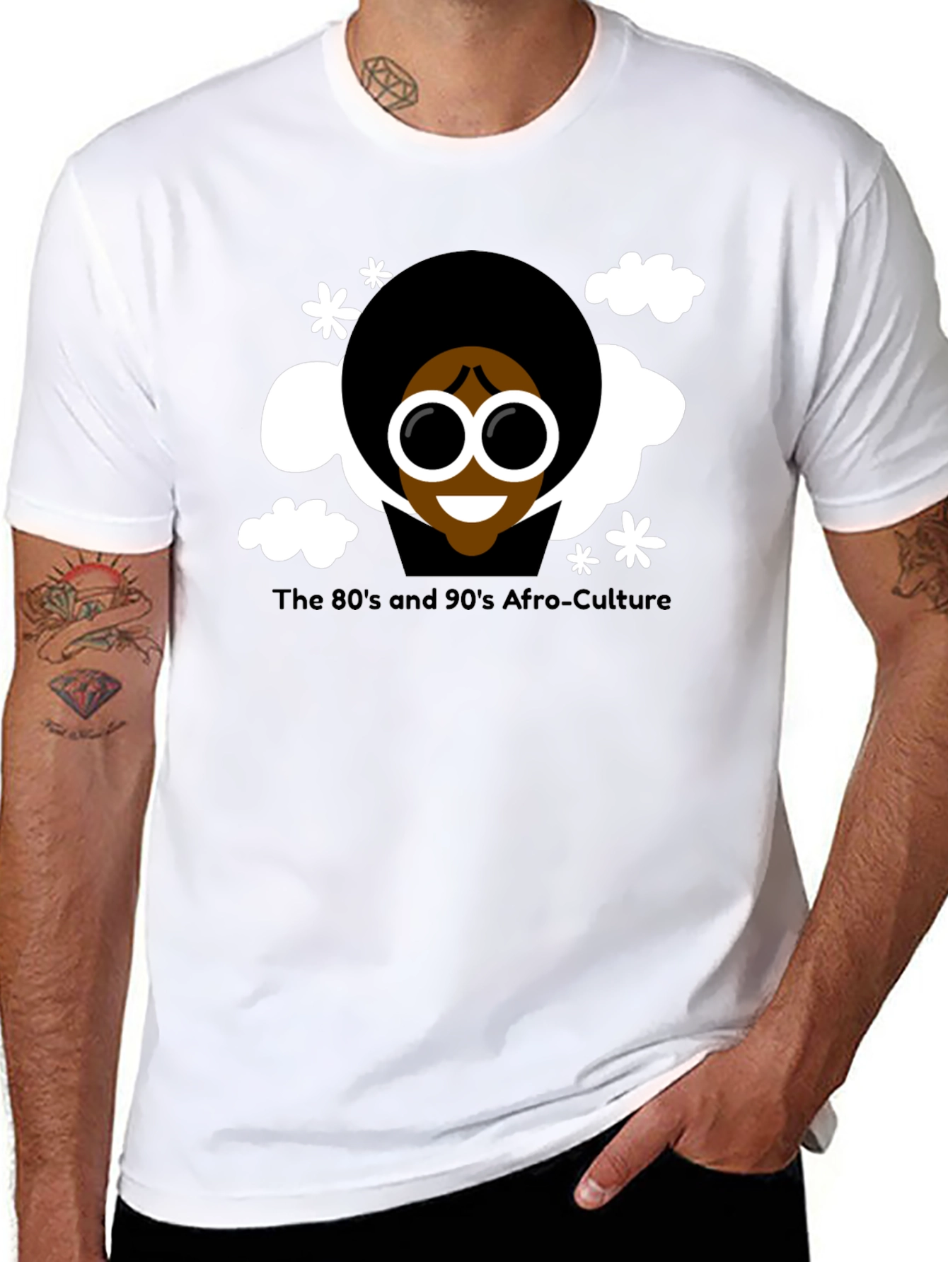 Retro 80s & 90s Afro Culture Graphic Tee