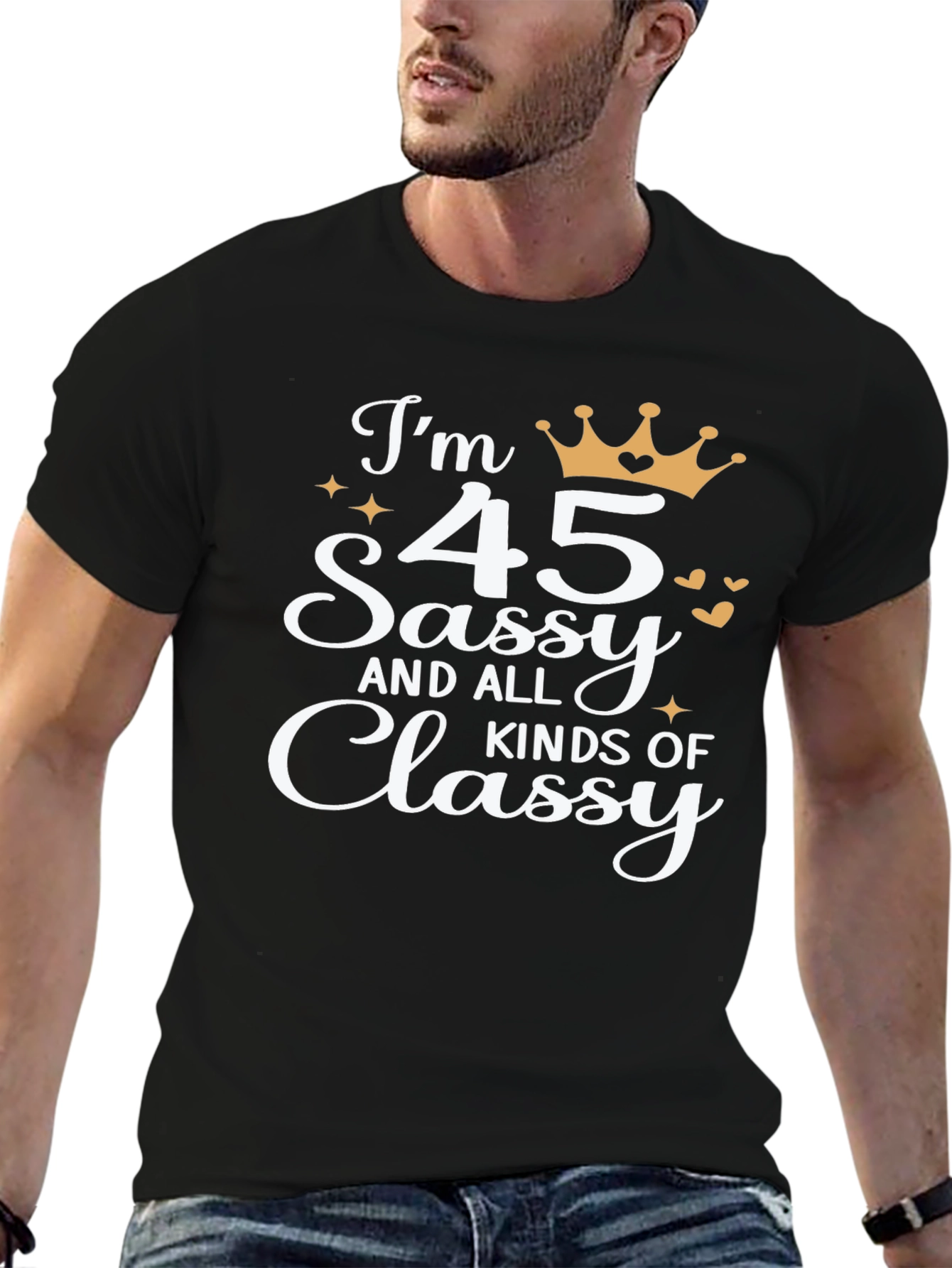 Sassy & Classy 45th Birthday Graphic Tee