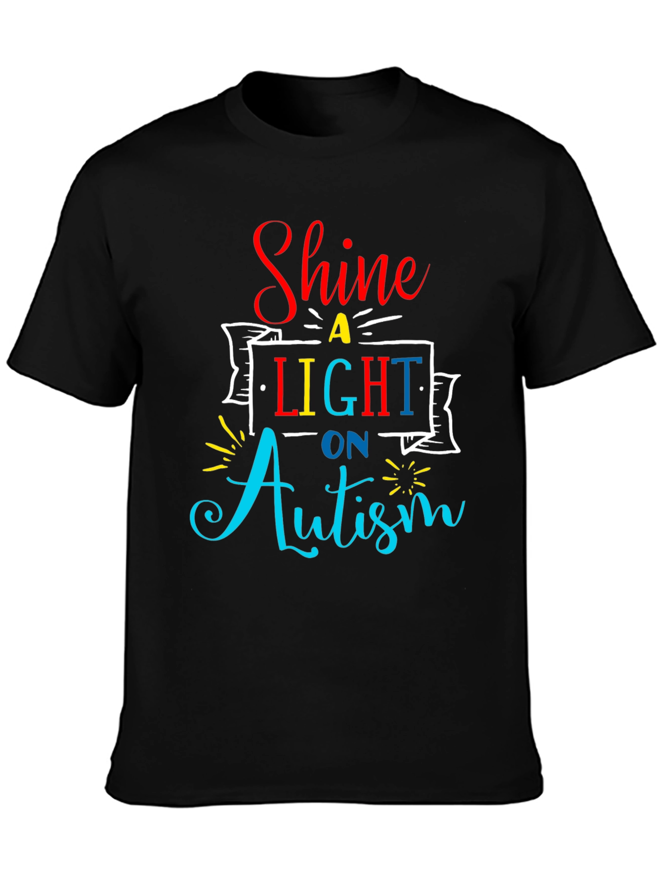 Shine a Light on Autism T-Shirt - Awareness Tee