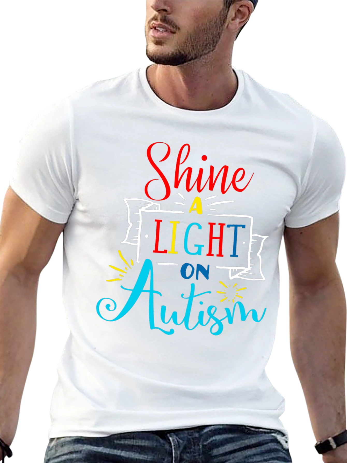 Shine a Light on Autism T-Shirt - Awareness Tee