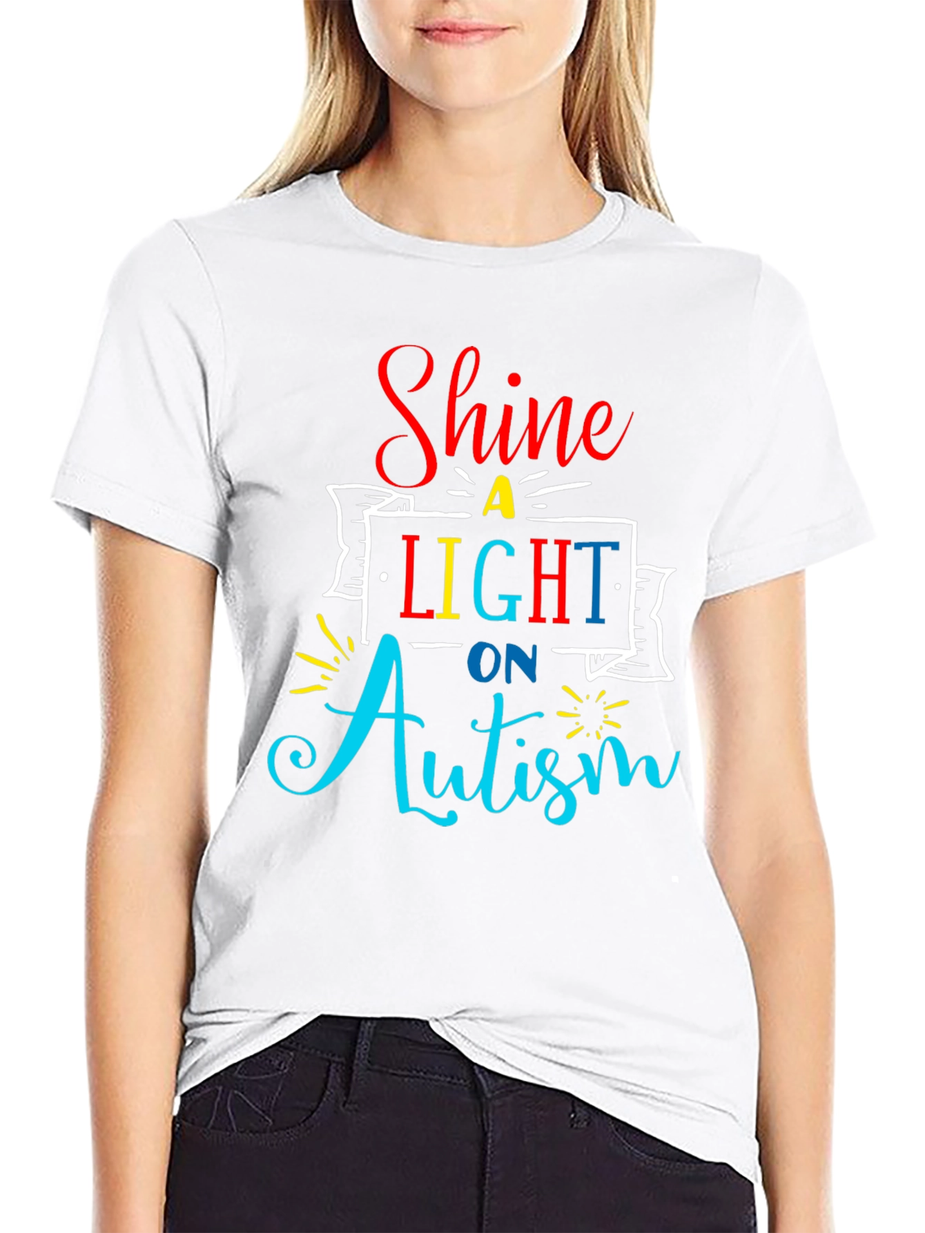Shine a Light on Autism T-Shirt - Awareness Tee