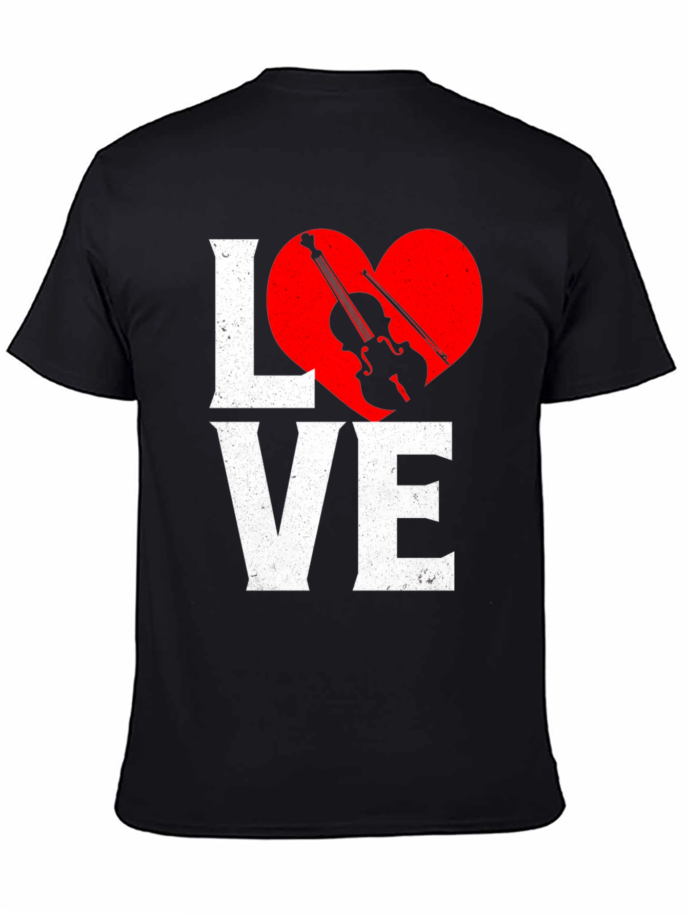 Love Violin T-Shirt - Music Heart Tee