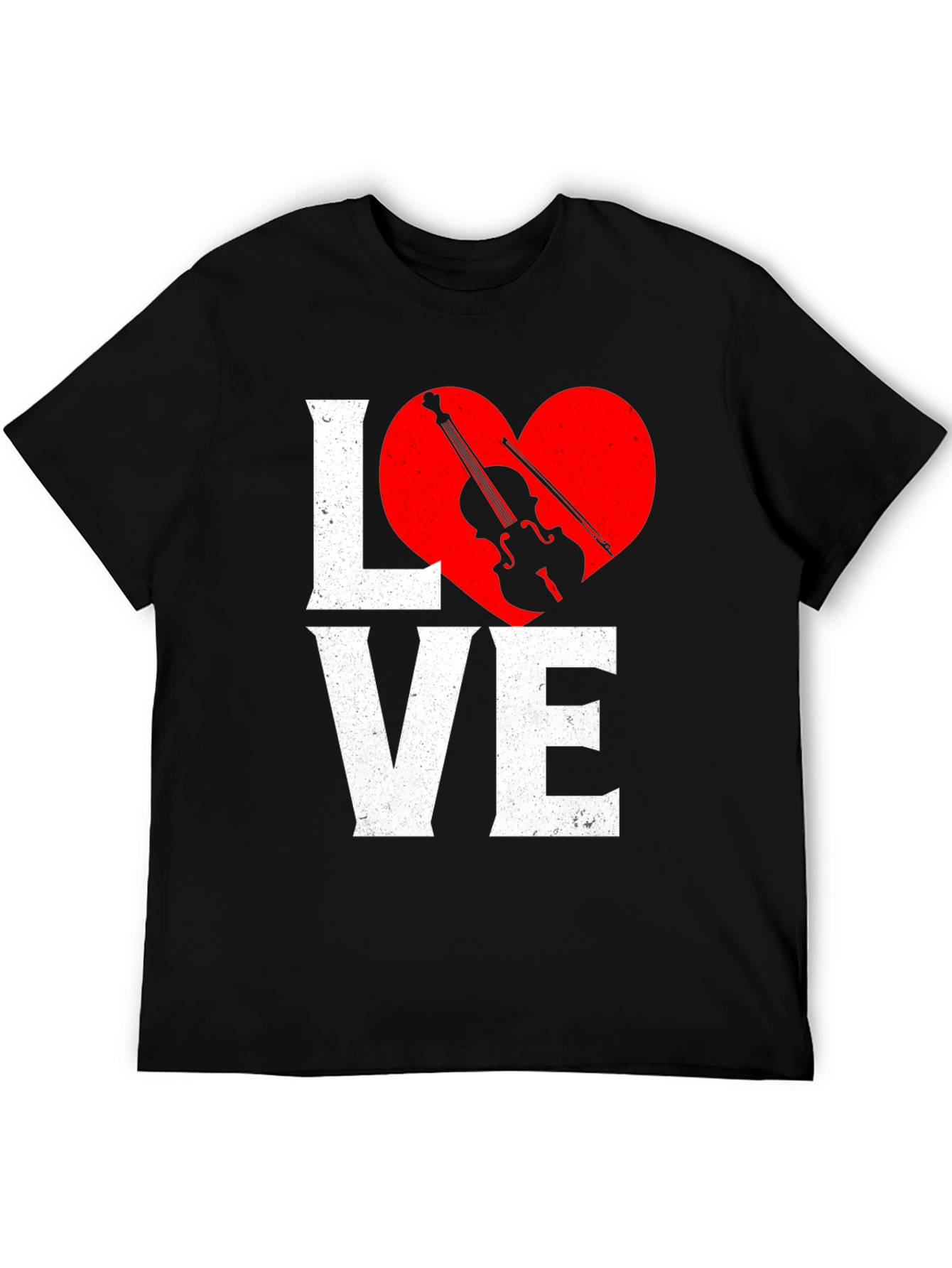 Love Violin T-Shirt - Music Heart Tee