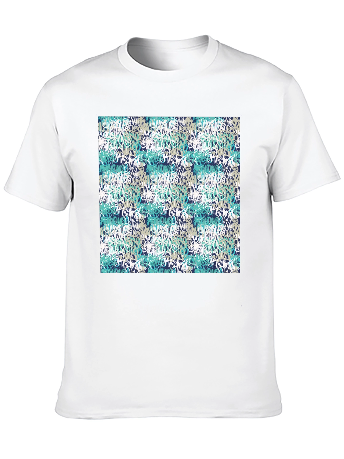 Graffiti Print Black T-Shirt - Urban Style