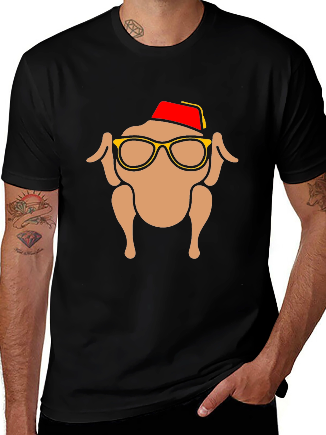 Funny Turkey T-Shirt - Thanksgiving Costume