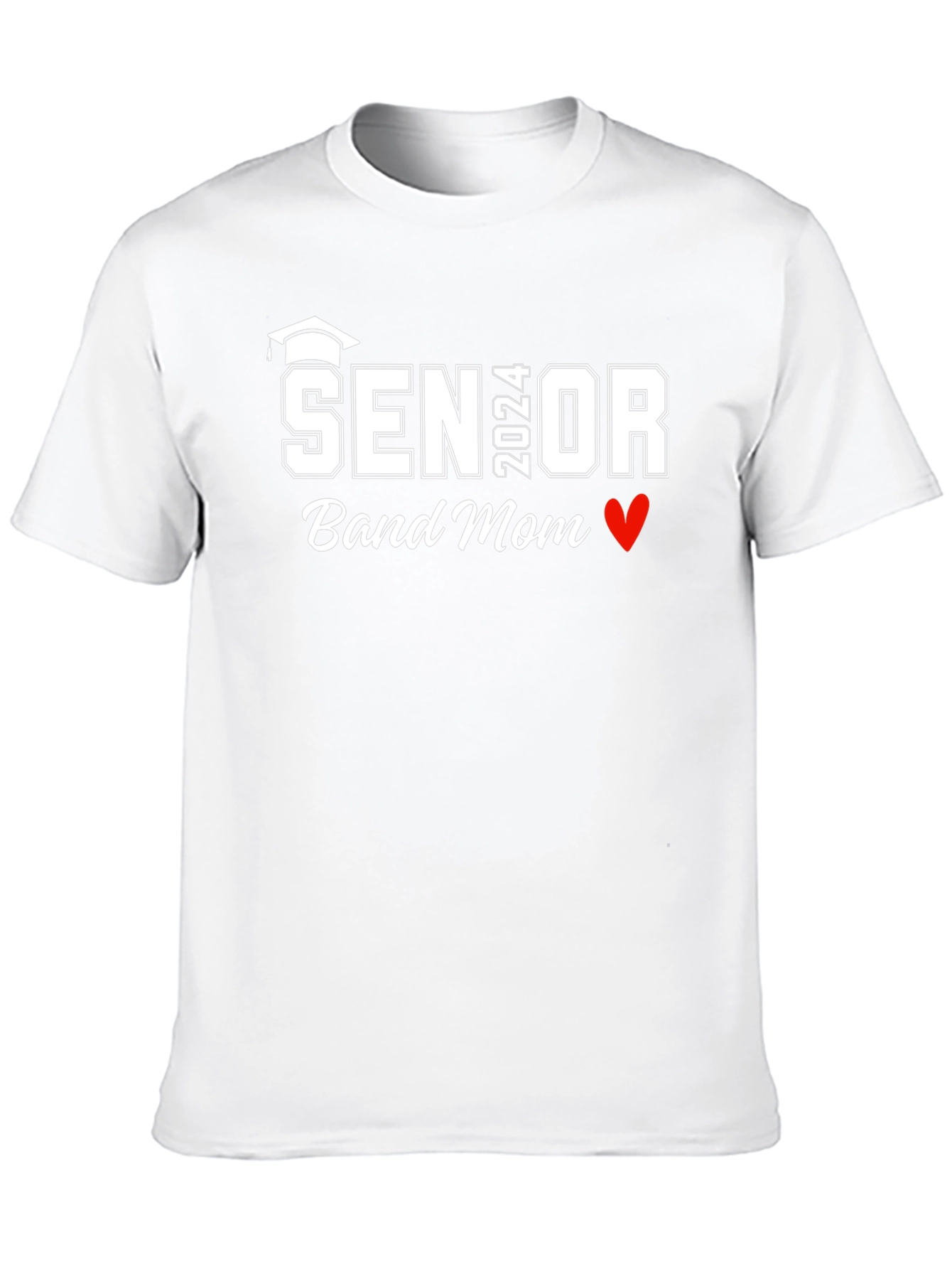 Senior 2024 Band Mom Graphic Tee
