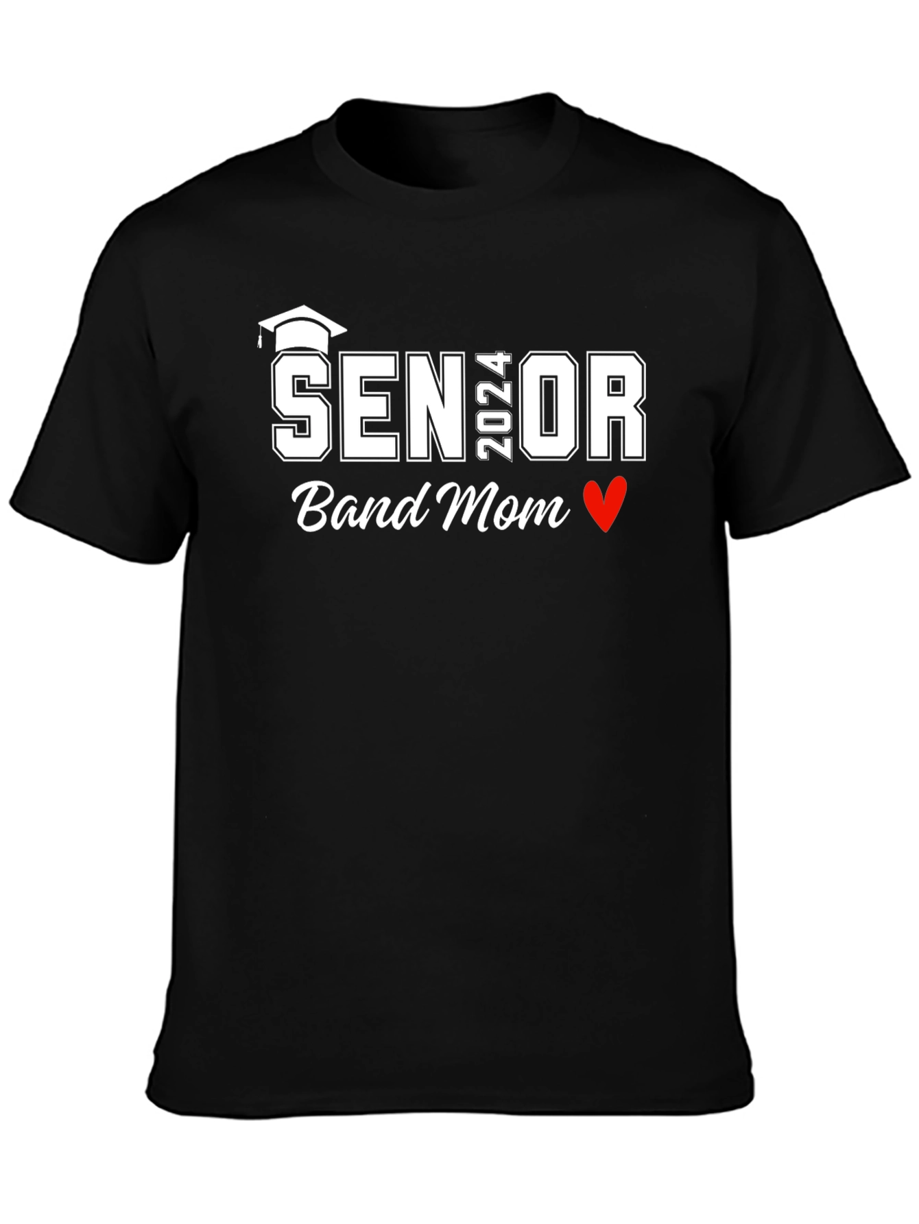 Senior 2024 Band Mom Graphic Tee