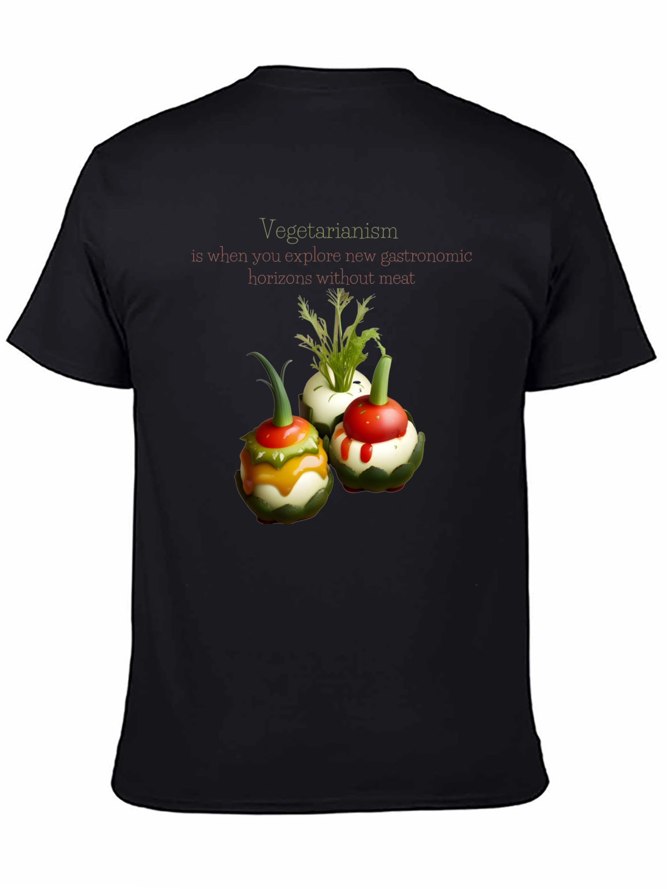Vegetarian Gastronomy T-Shirt - Unique Design
