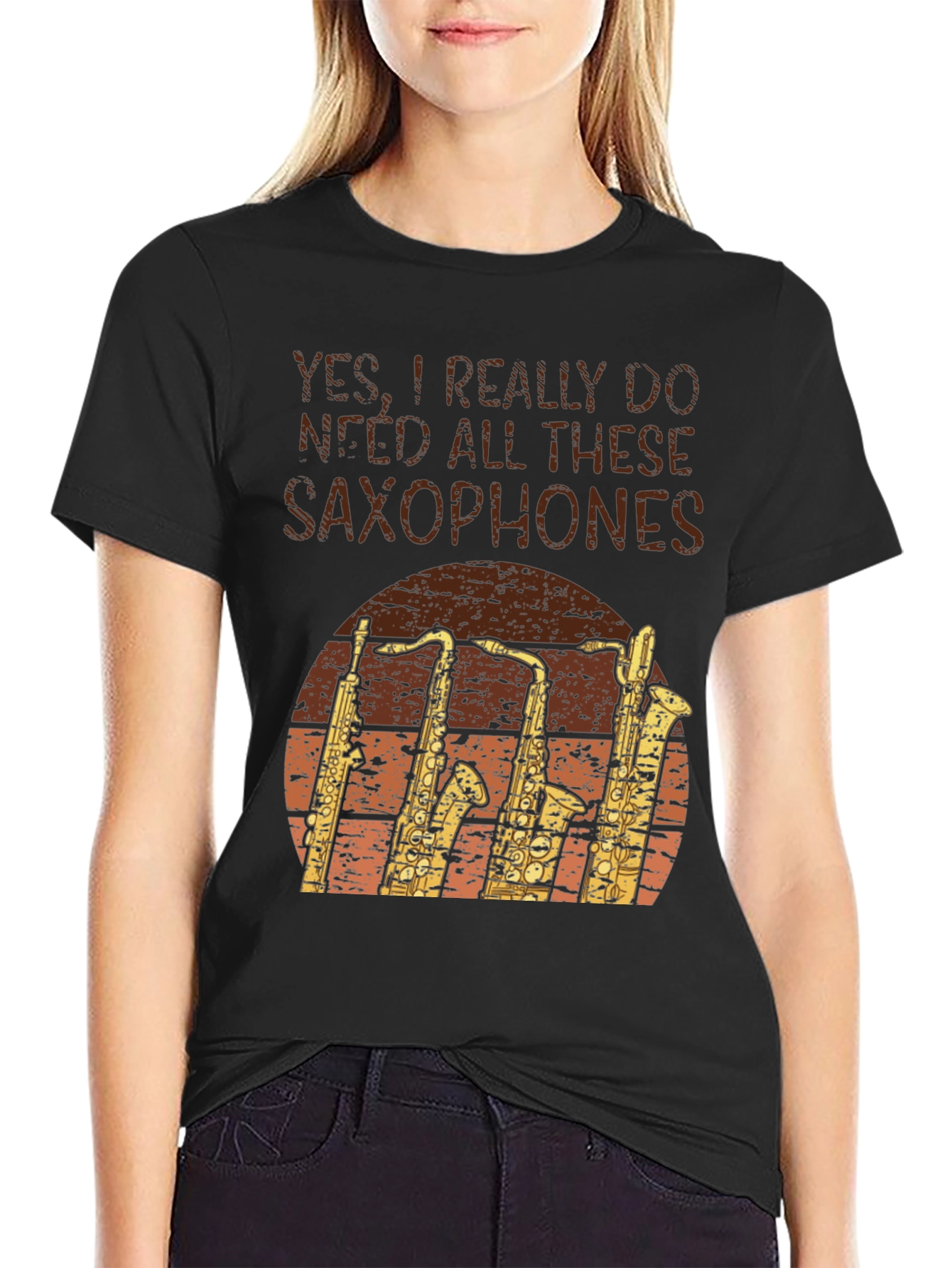 Saxophone Lover T-Shirt: Yes I Need Saxophones!
