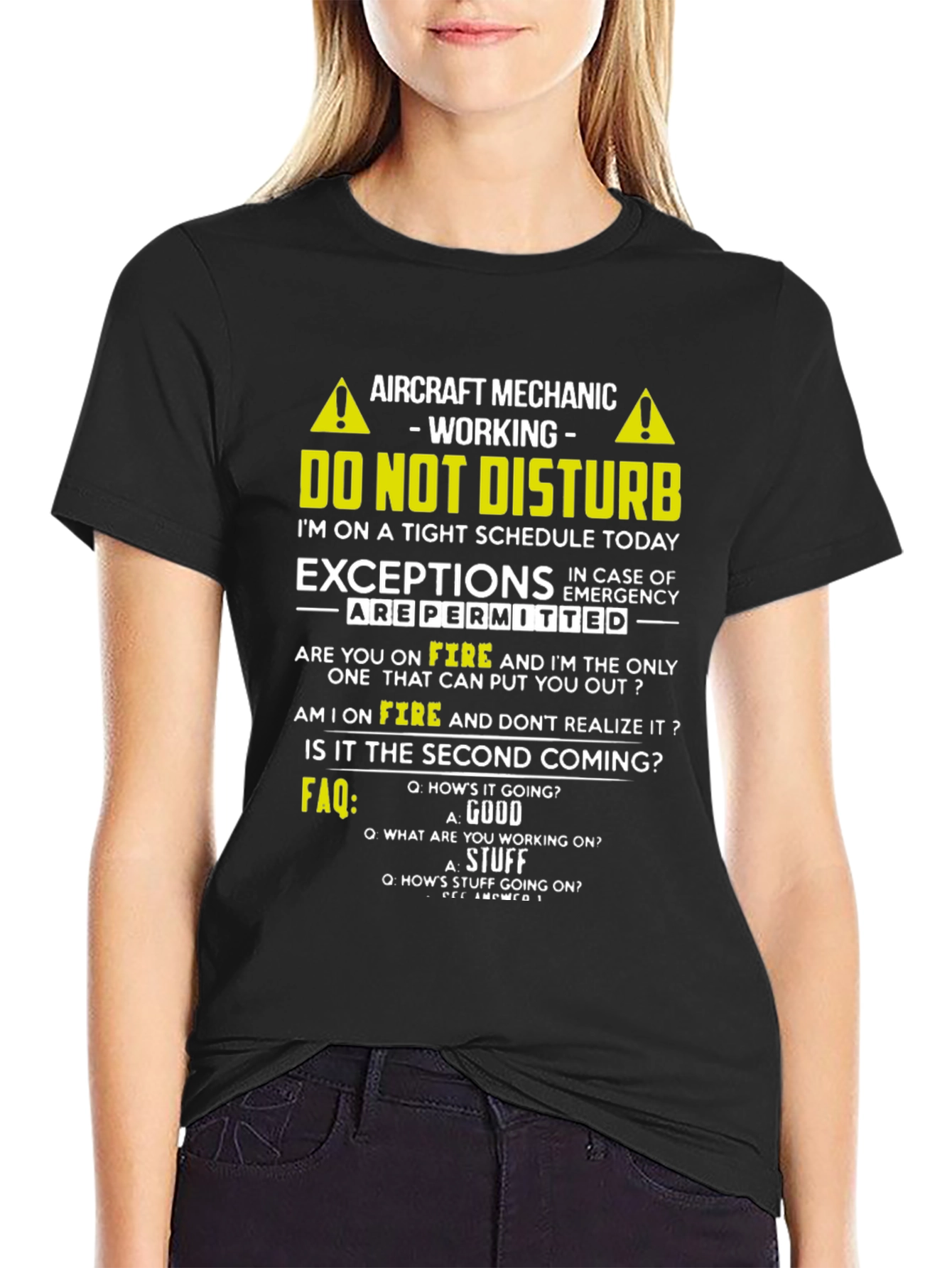 Aircraft Mechanic T-Shirt - Do Not Disturb