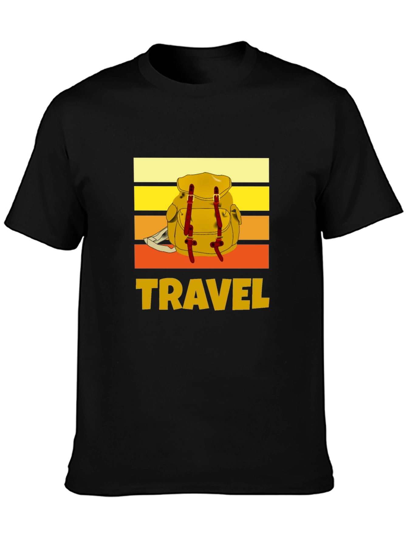 Travel Backpack Graphic Tee - Adventure Ready