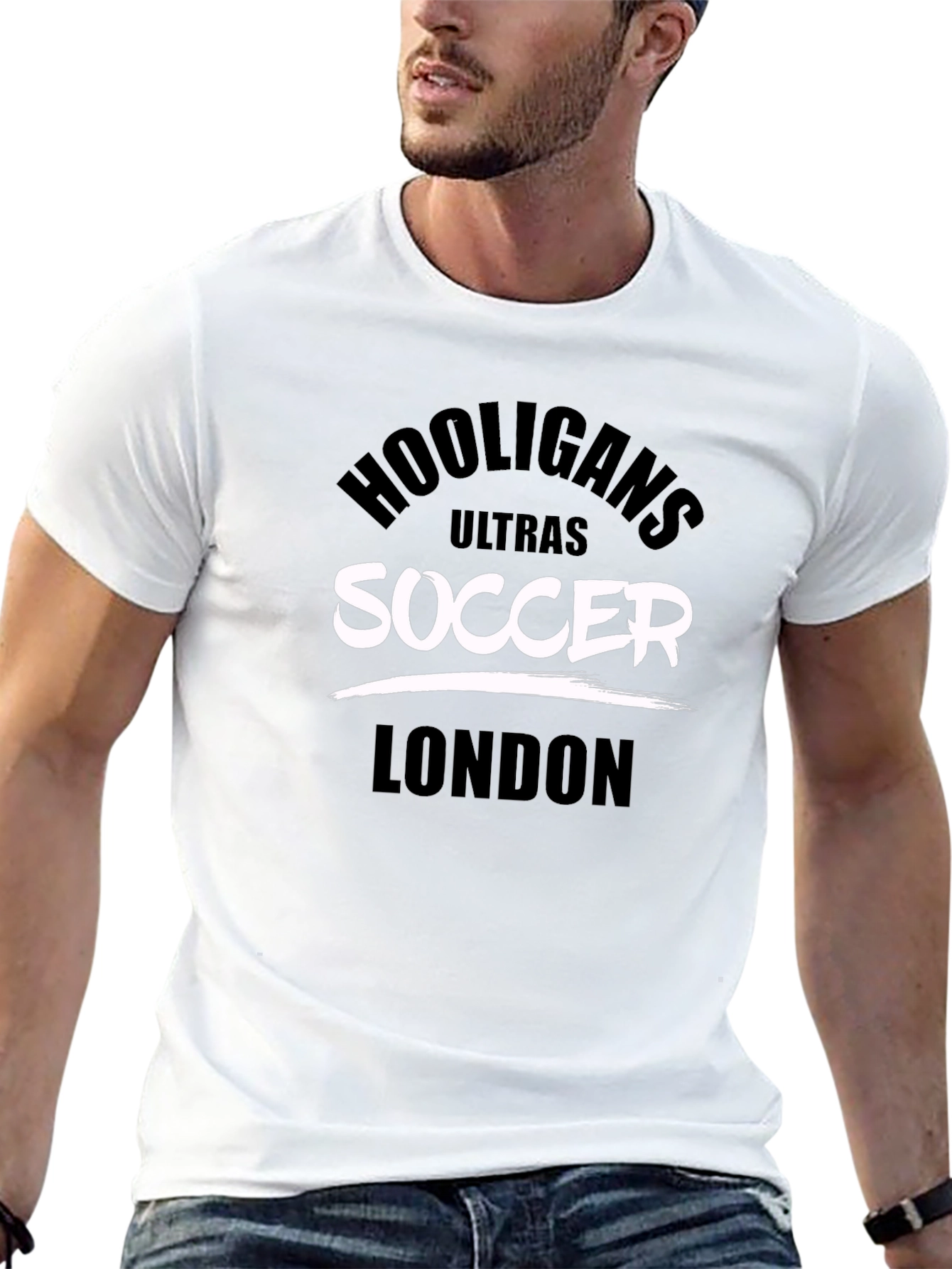 Hooligans Soccer London Graphic Tee