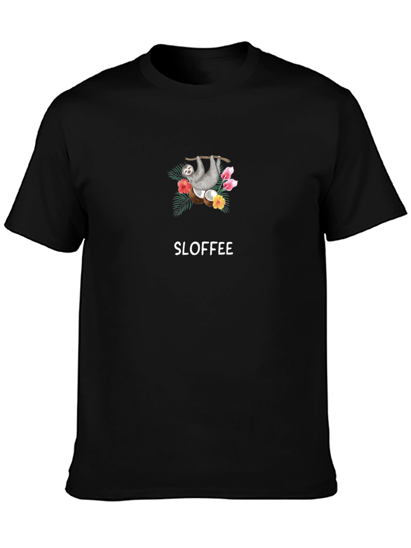 Sloth & Coffee T-Shirt - Sloffee Graphic Tee