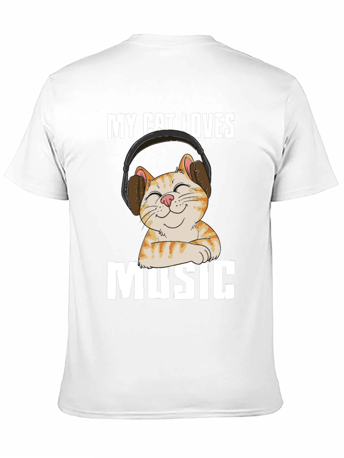 My Cat Loves Music T-Shirt