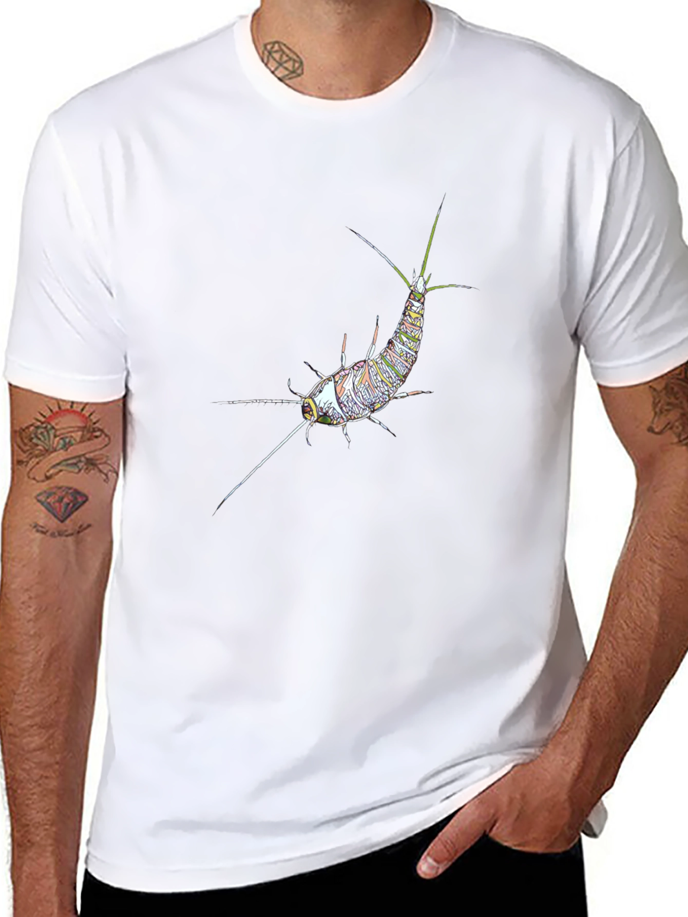 Silverfish Graphic T-Shirt - Mens Black Tee